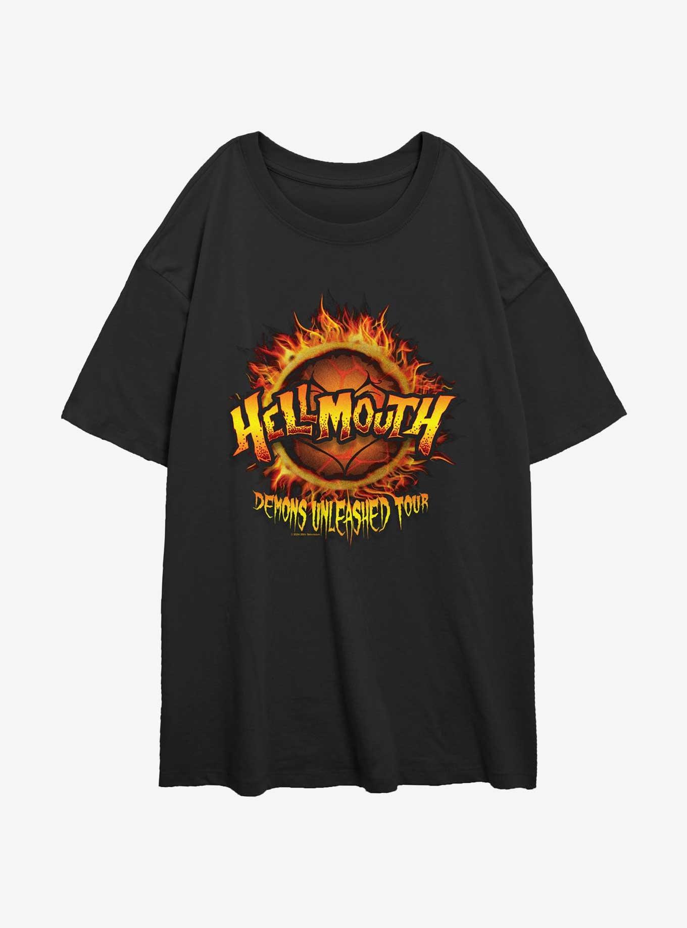 Buffy The Vampire Slayer Hell Mouth Demons Girls Oversized T-Shirt, , hi-res