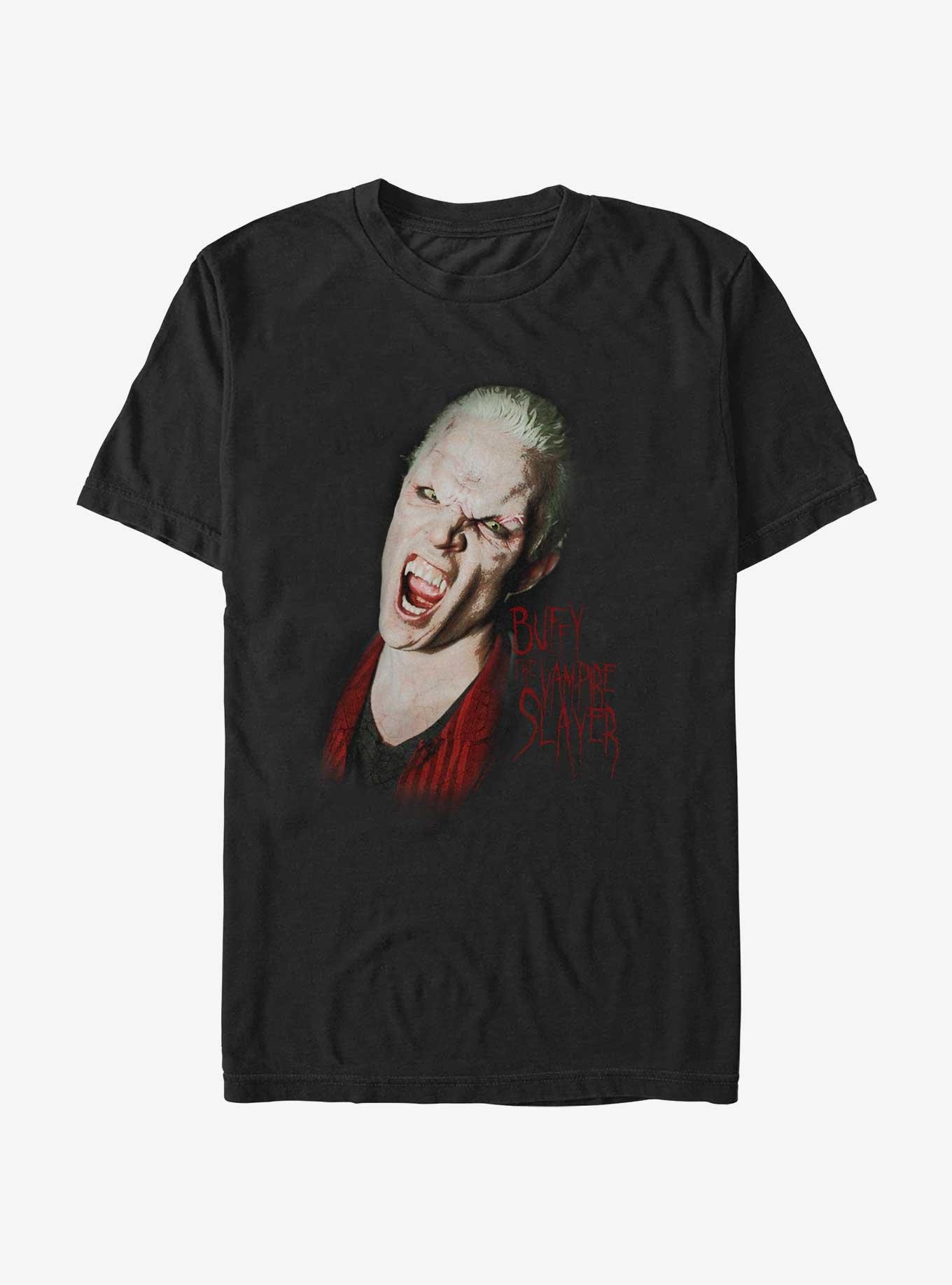 Buffy The Vampire Slayer Team Spike Black Print T Shirt