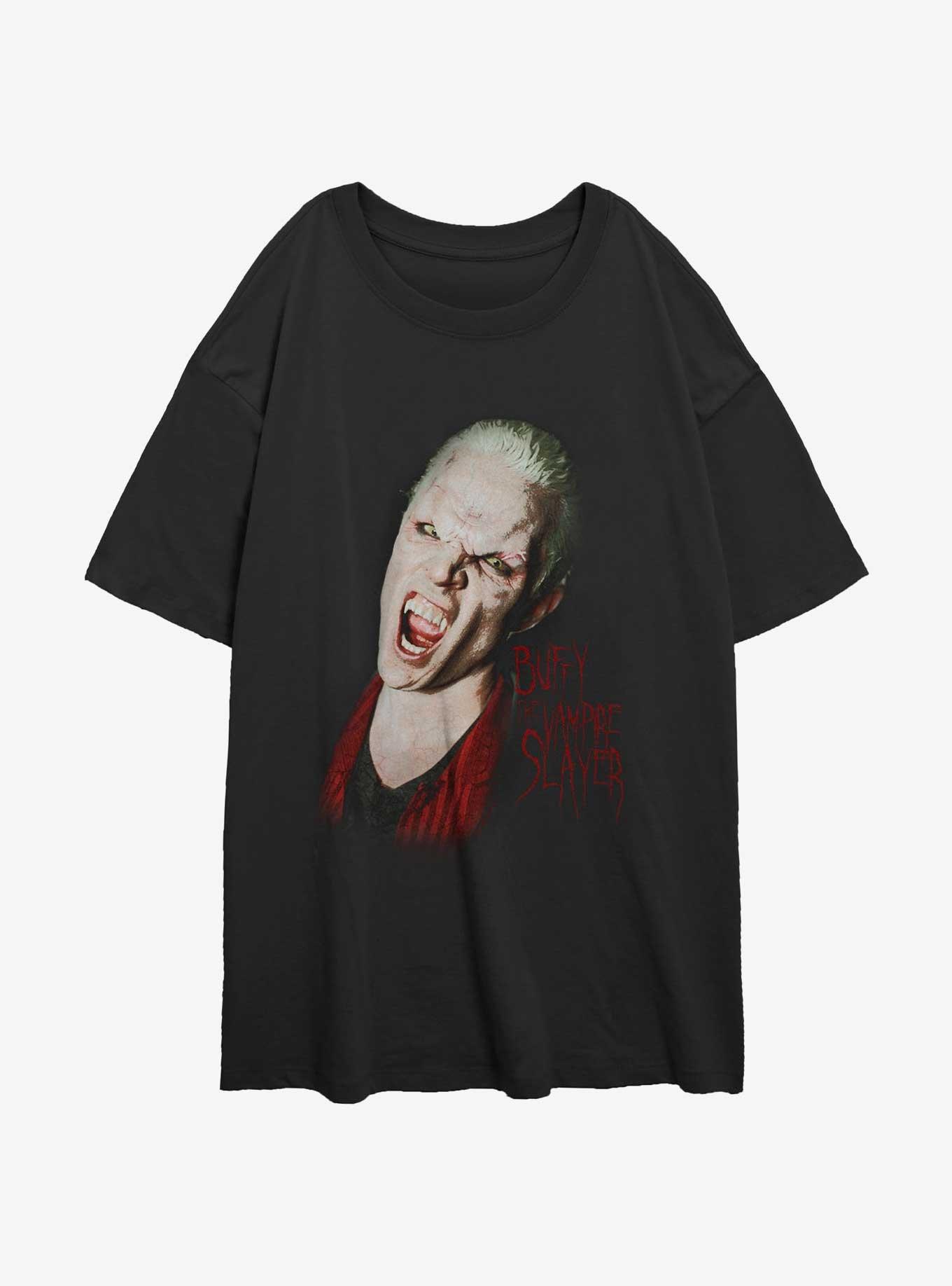 Buffy The Vampire Slayer Spike Vampire Girls Oversized T-Shirt, , hi-res