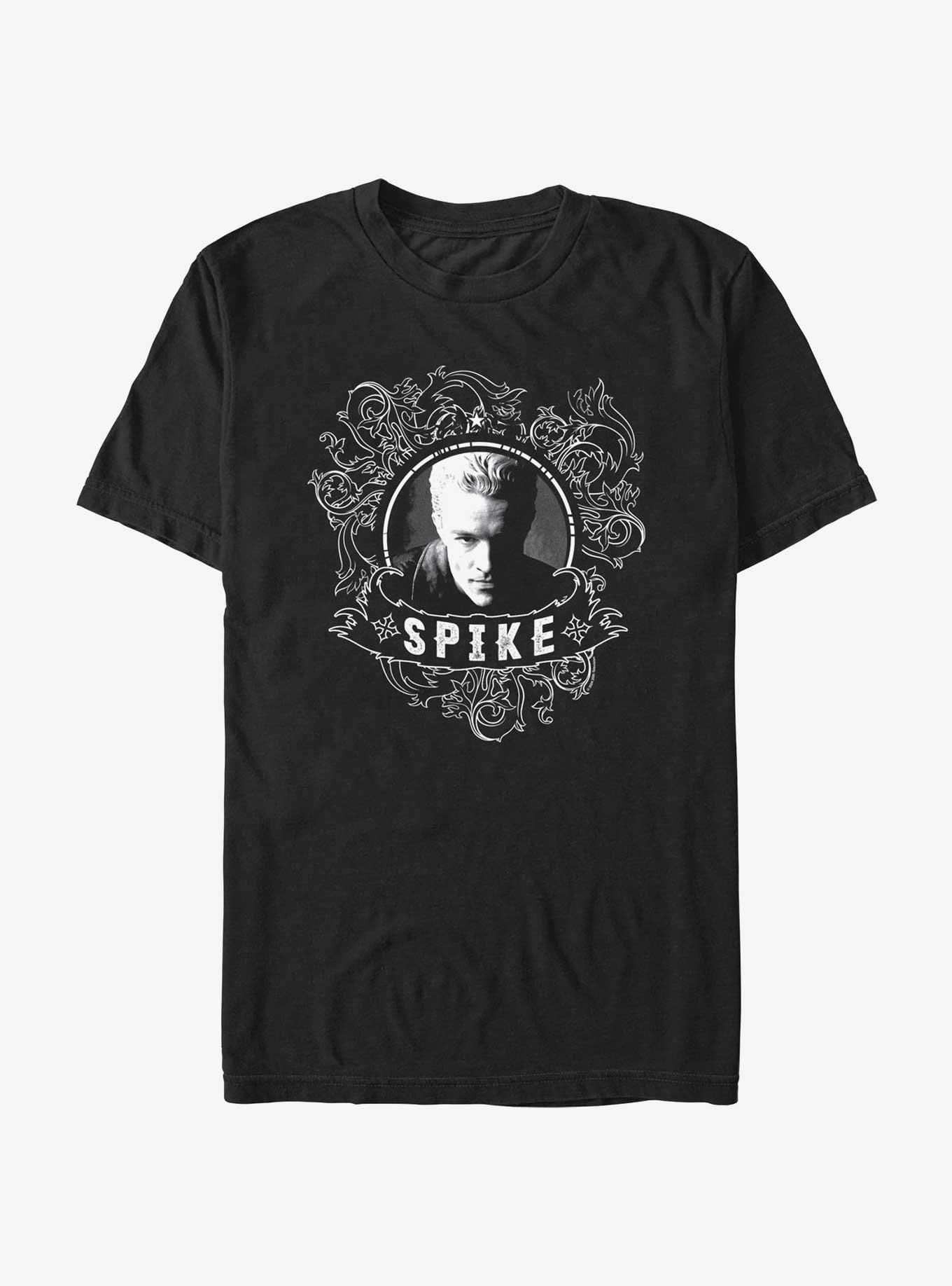 Buffy The Vampire Slayer Spike Bust Pose T-Shirt, BLACK, hi-res