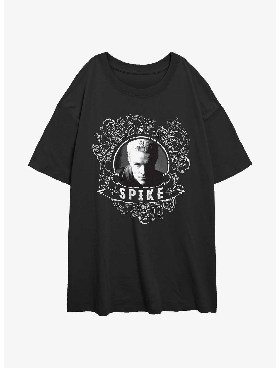 Buffy The Vampire Slayer Team Spike Black Print T Shirt Buffy The Vampire Slayer Team Spike Black Print T Shirt