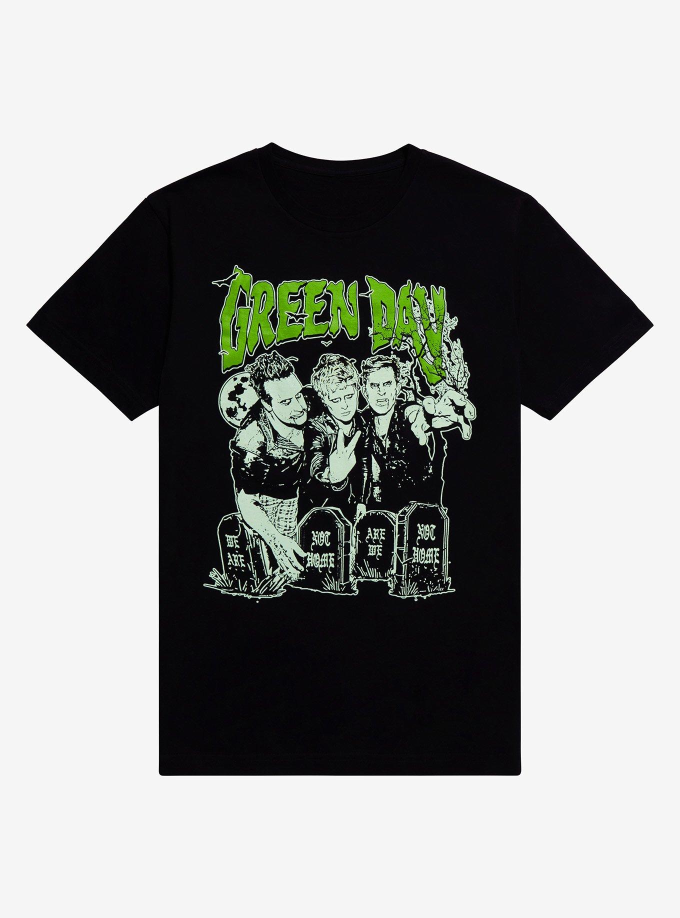 Green Day Zombies Glow-In-The-Dark T-Shirt, BLACK, hi-res