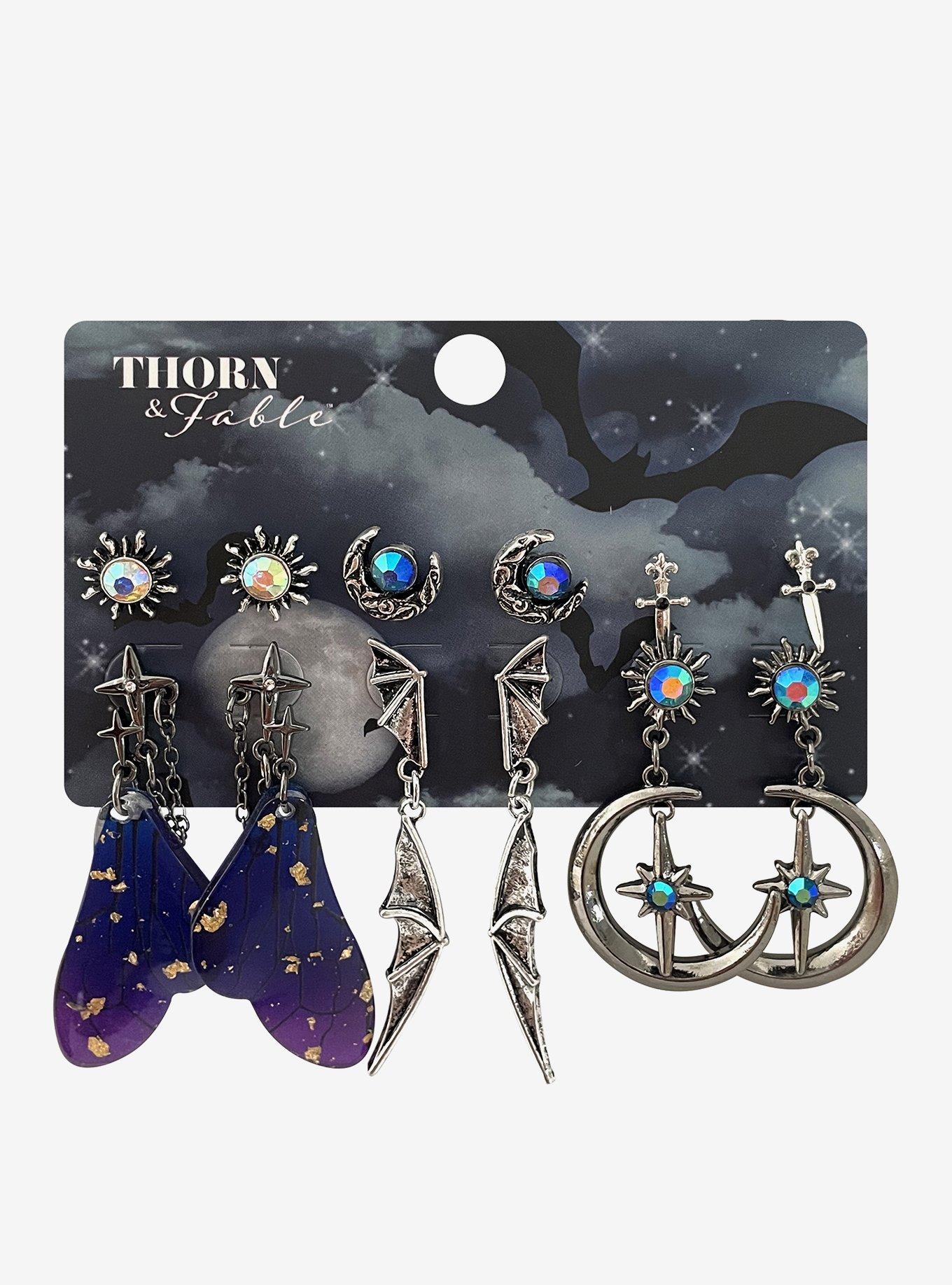Thorn & Fable Wings Earring Set, , hi-res