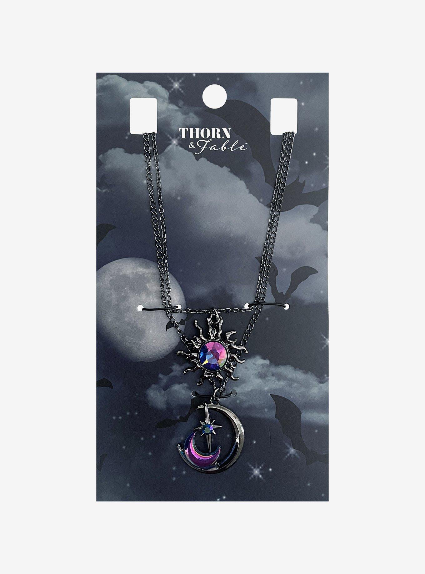 Thorn & Fable Celestial Best Friend Necklace Set, , hi-res