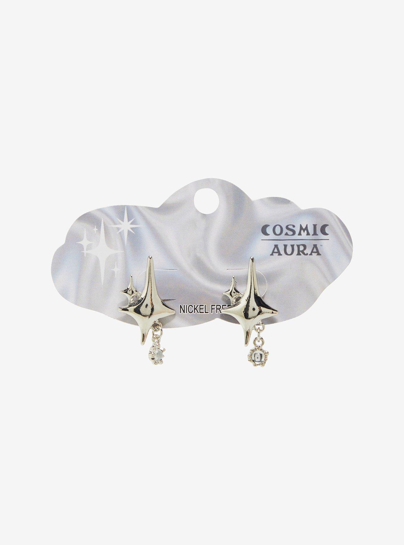 Cosmic Aura Aurora Star Stud Earrings, , hi-res