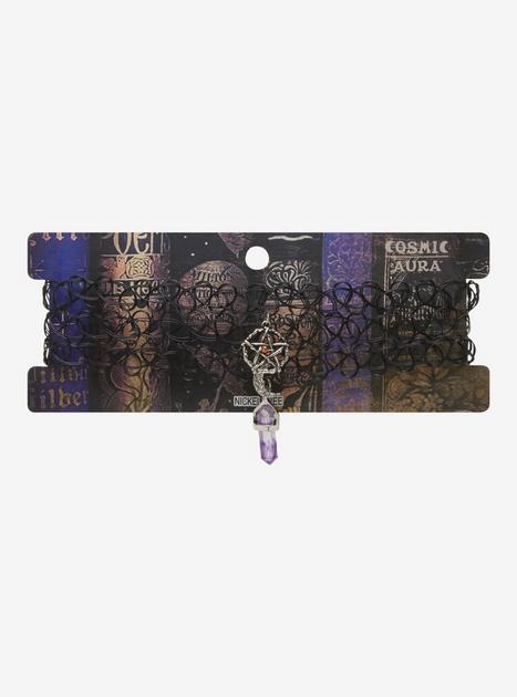 Cosmic Aura Spell Crystal Tattoo Choker Set | Hot Topic