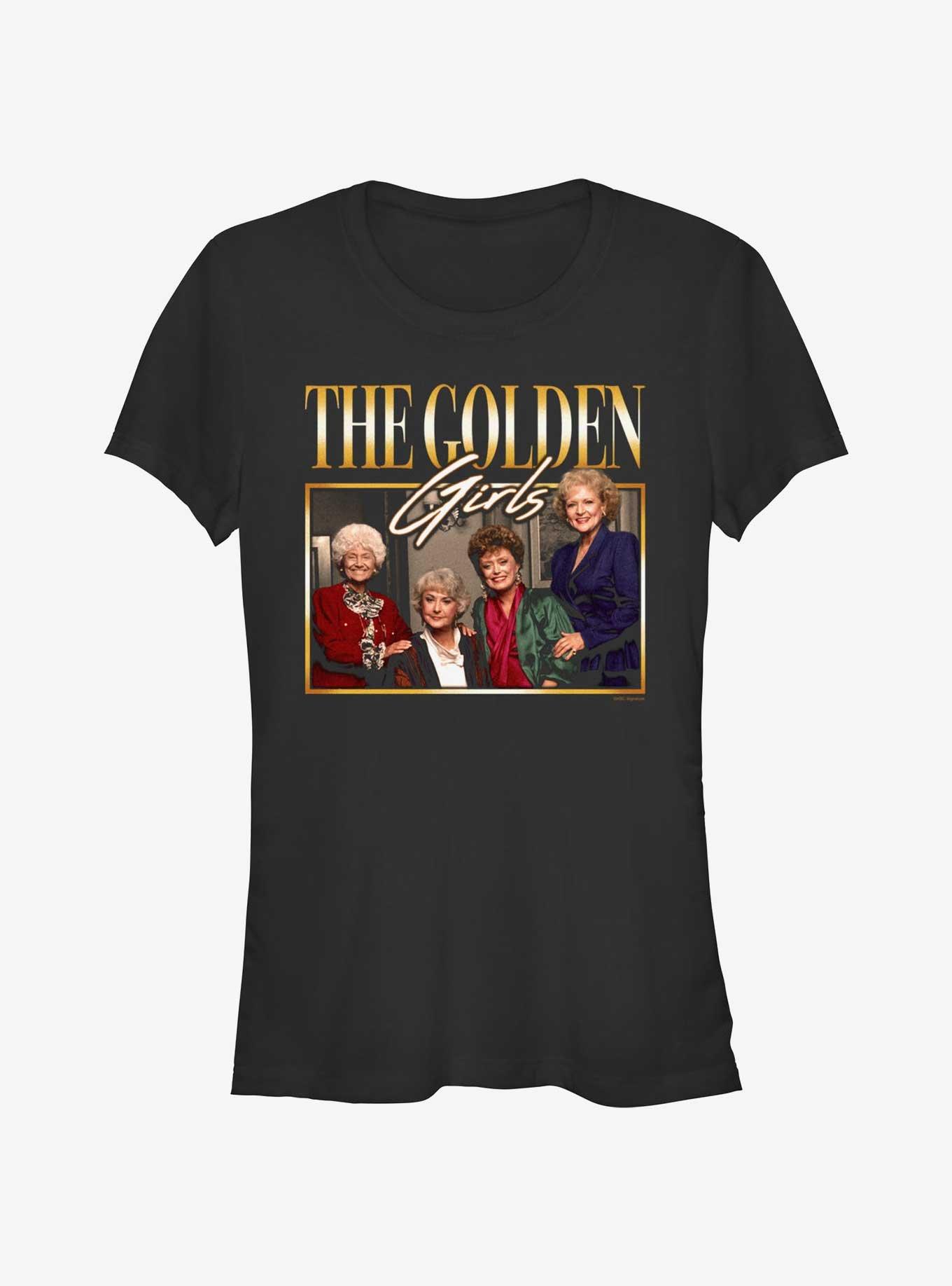 The Golden Girls Group Pose Retro Girls T-Shirt, , hi-res