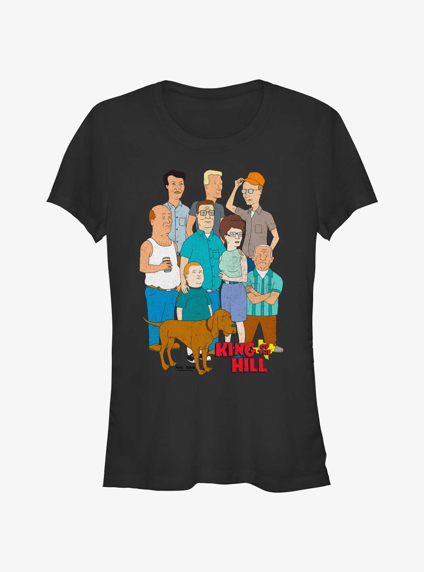 King of the Hill Group Pose Girls T-Shirt, , hi-res