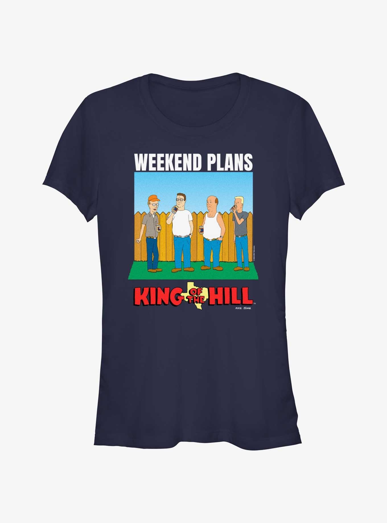 King of the Hill Weekend Plans Girls T-Shirt, , hi-res