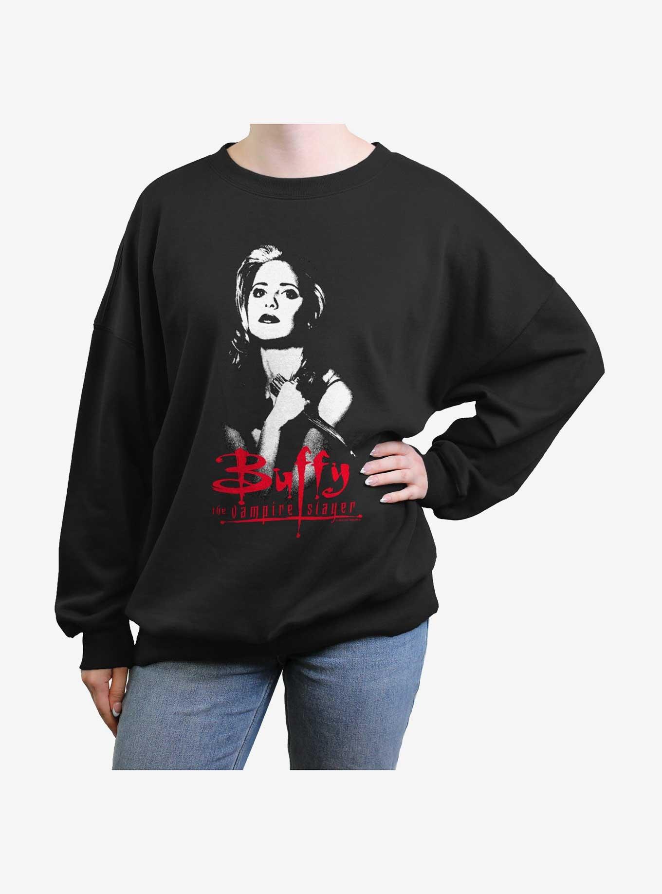 Buffy The Vampire Slayer Buffy Stake Girls Oversized Sweatshirt
