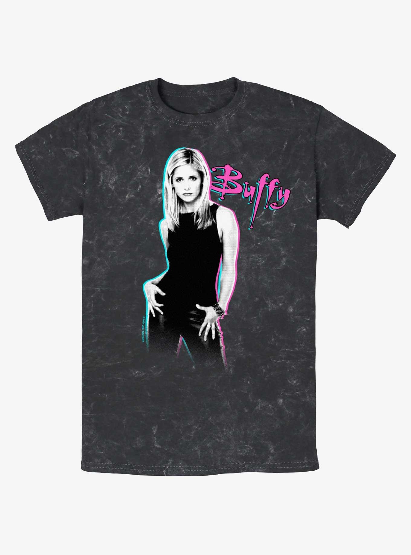 Buffy The Vampire Slayer Retro Mineral Wash T-Shirt, , hi-res