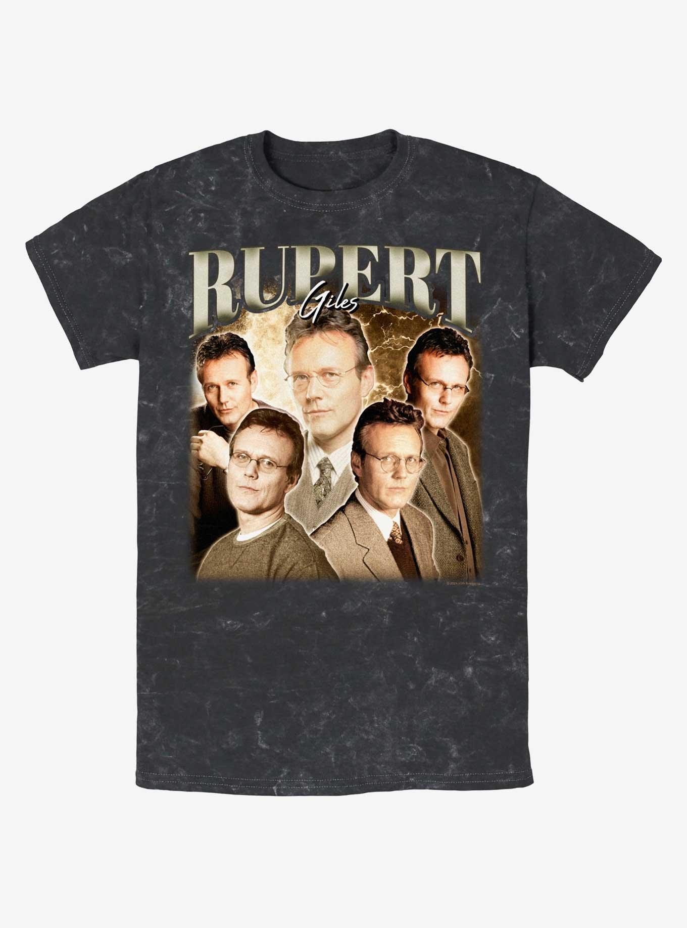 Buffy The Vampire Slayer Rupert Giles Retro Mineral Wash T-Shirt, , hi-res