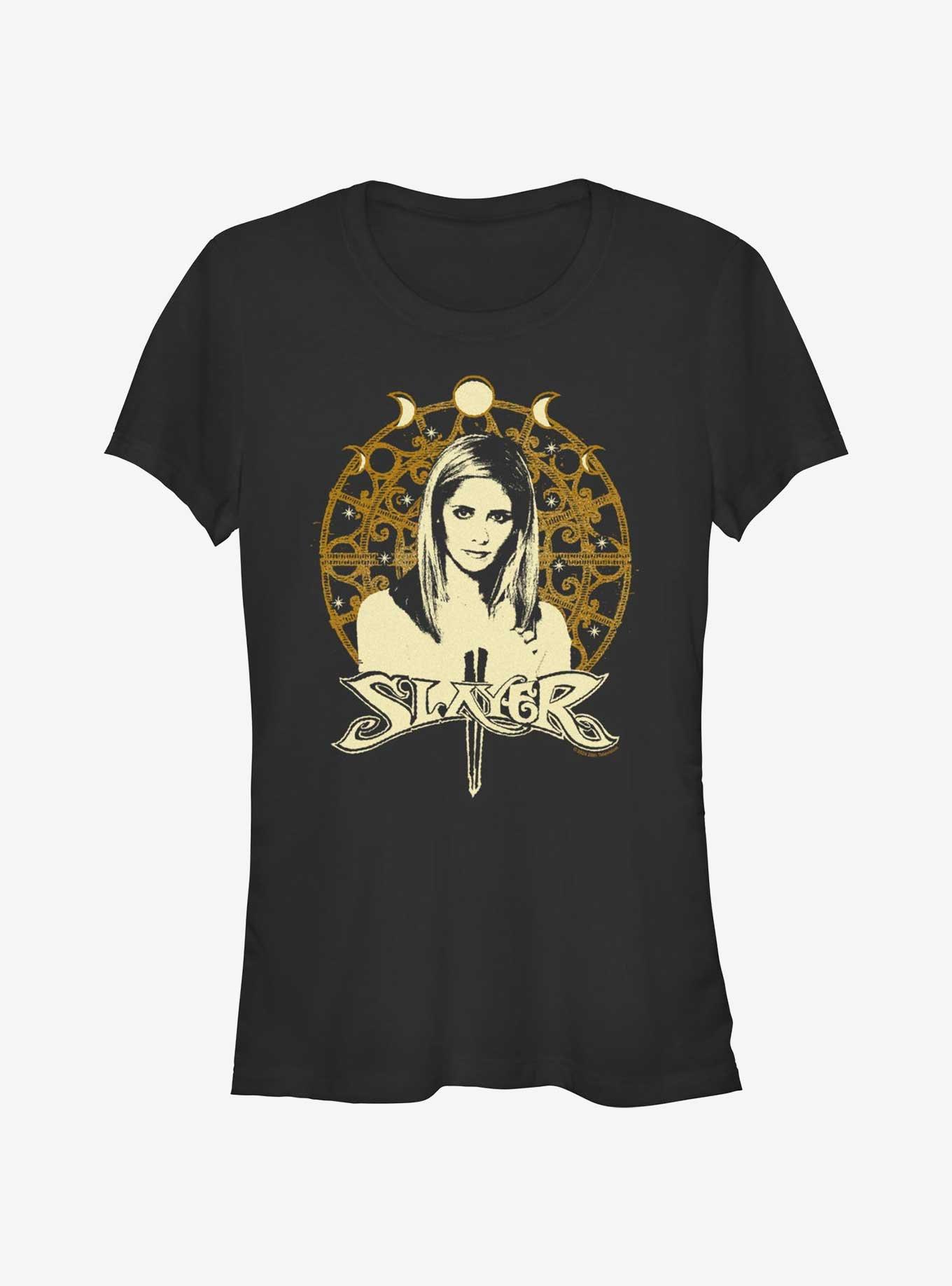 Buffy The Vampire Slayer Celestial Slayer Girls T-Shirt, BLACK, hi-res