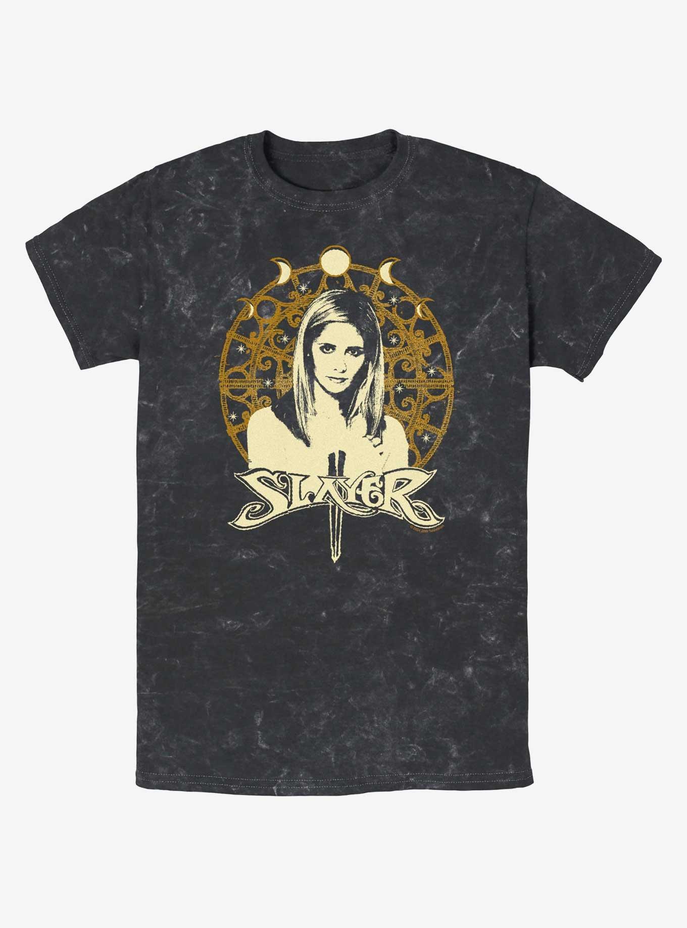 Buffy The Vampire Slayer Celestial Slayer Mineral Wash T-Shirt, , hi-res