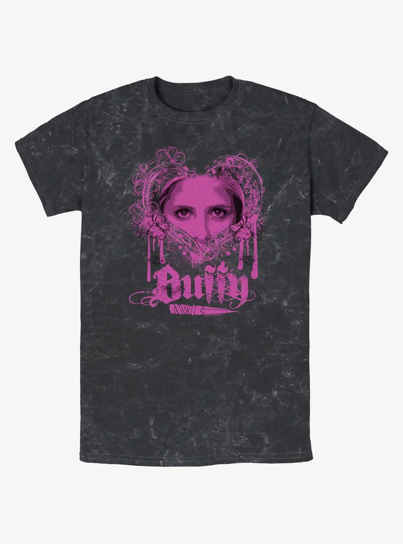 Buffy The Vampire Slayer Buffy Eyes Mineral Wash T-Shirt