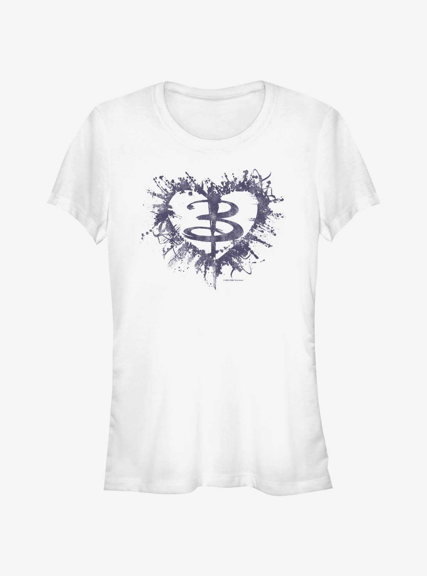 Buffy The Vampire Slayer Heart Logo Girls T-Shirt, , hi-res