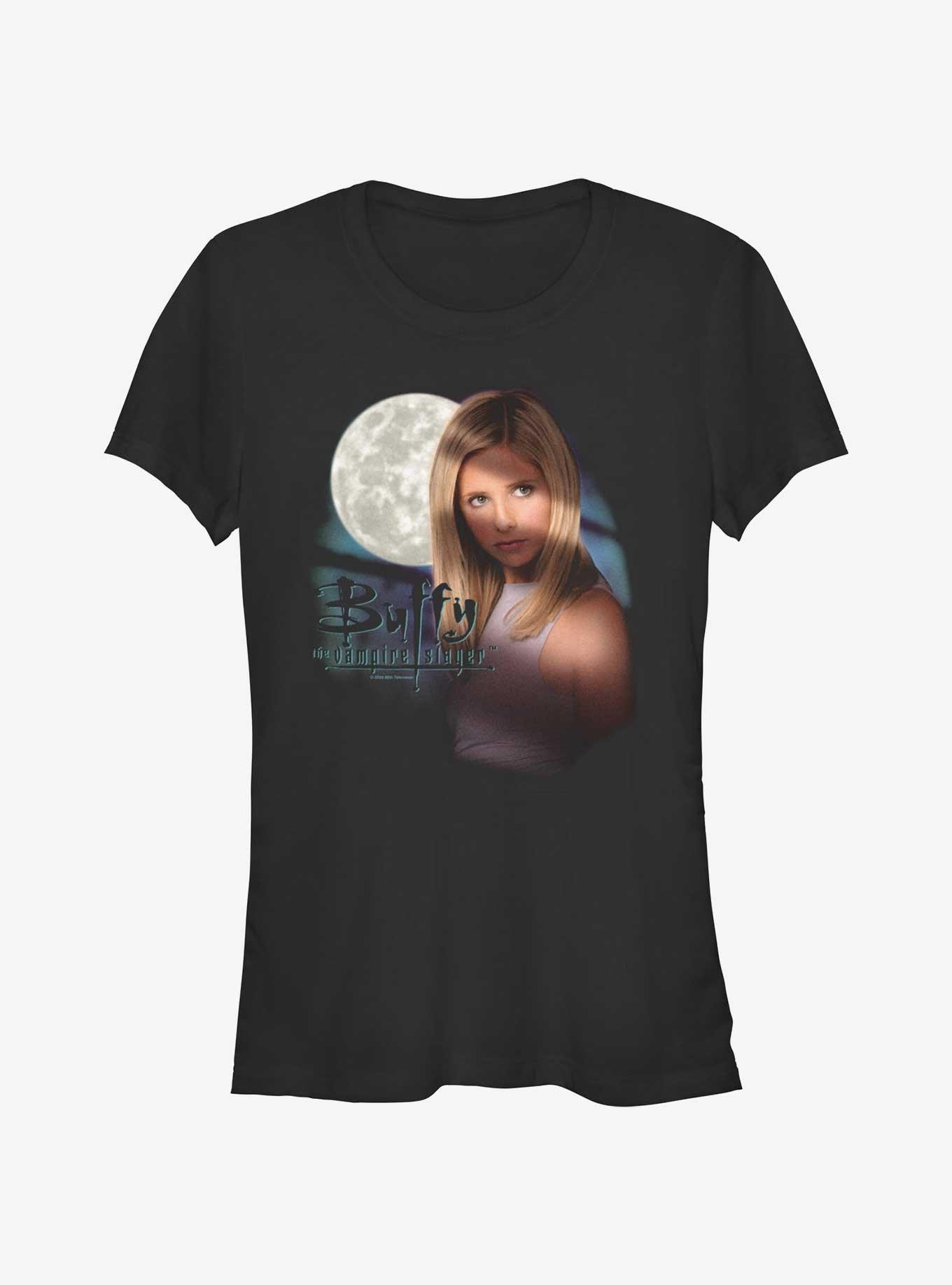Buffy The Vampire Slayer Buffy Night Portrait Girls T-Shirt, BLACK, hi-res