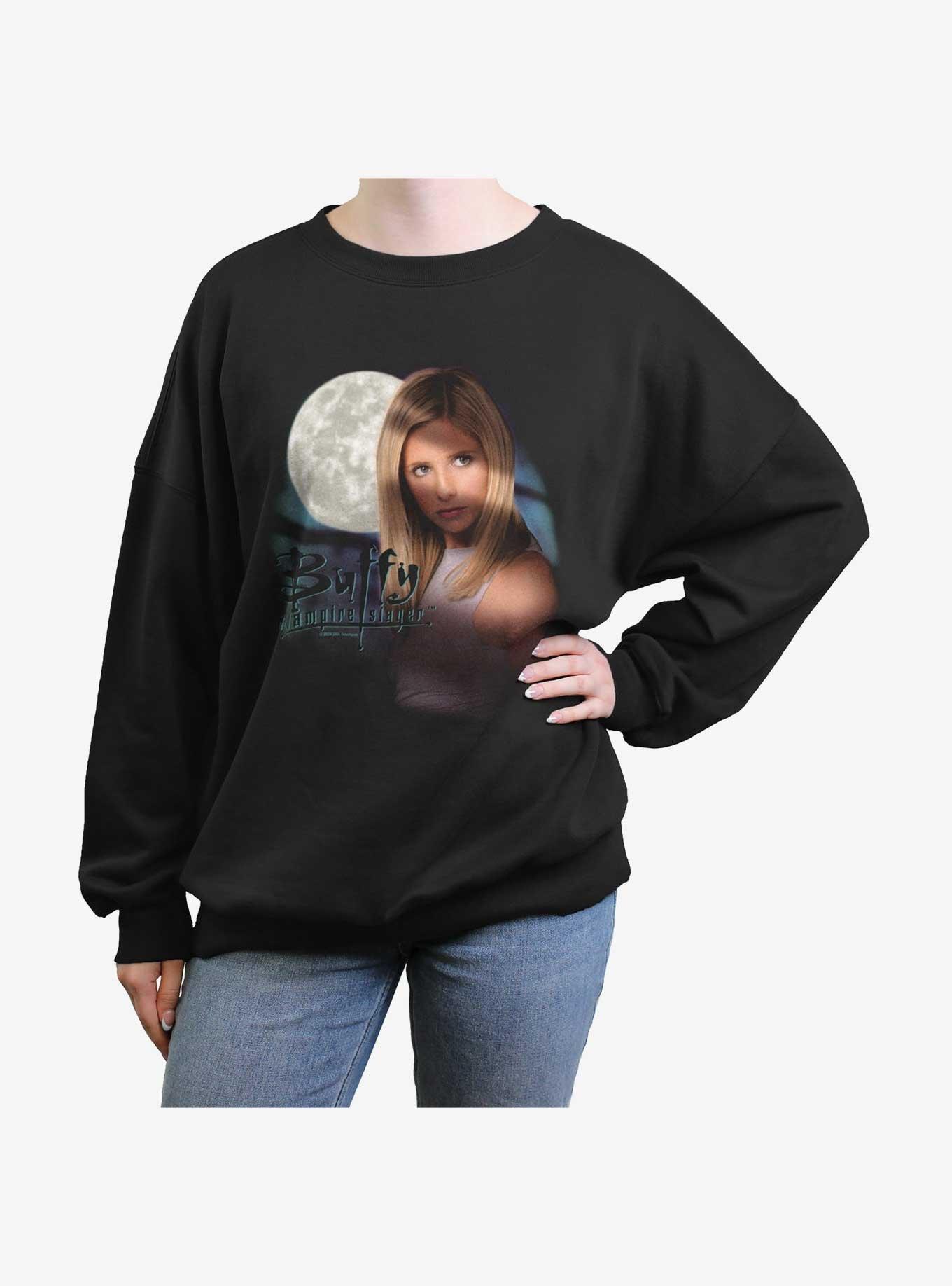 Buffy The Vampire Slayer Buffy Night Portrait Girls Oversized Sweatshirt, , hi-res