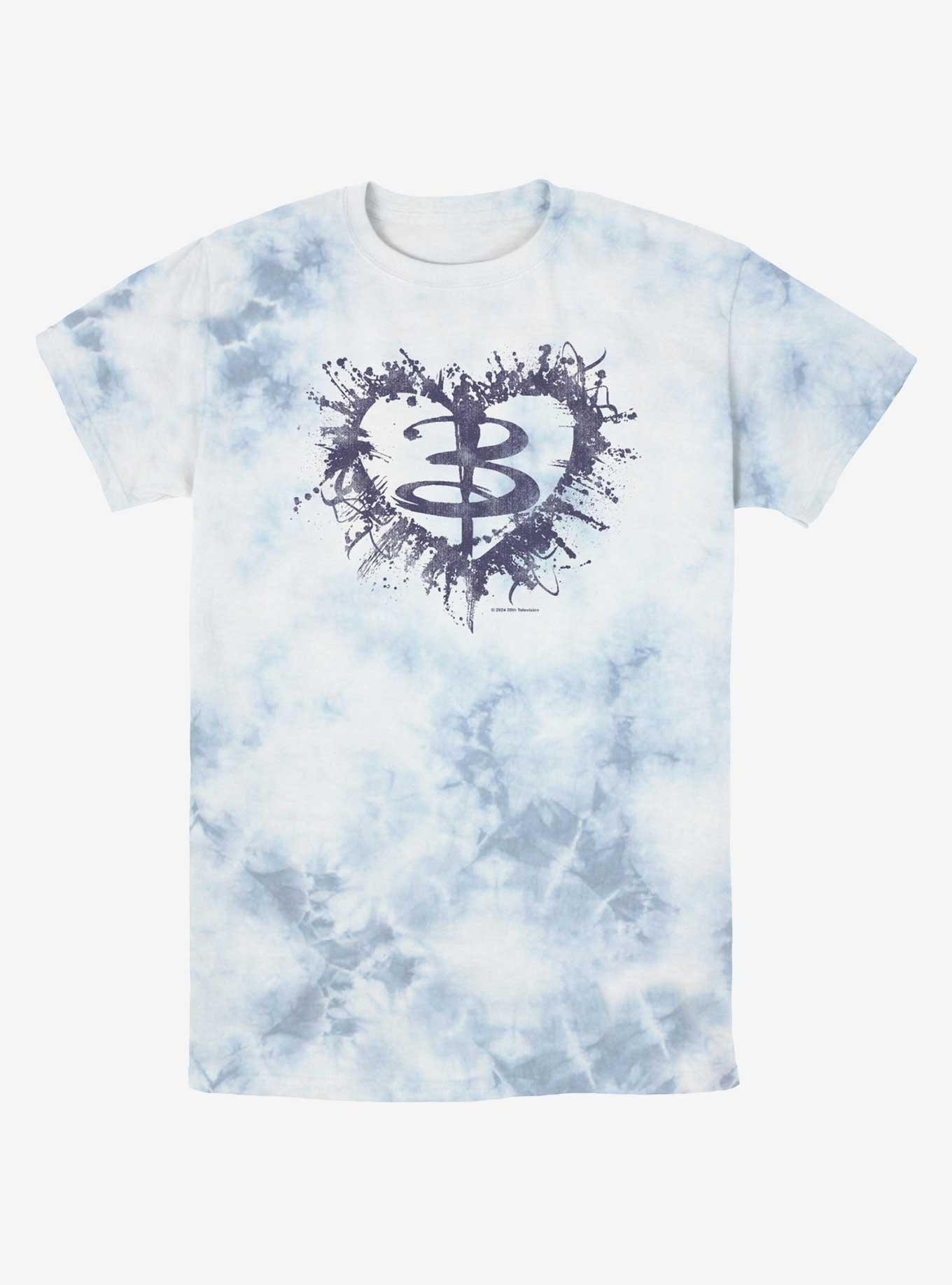 Buffy The Vampire Slayer Heart Logo Tie-Dye T-Shirt, , hi-res