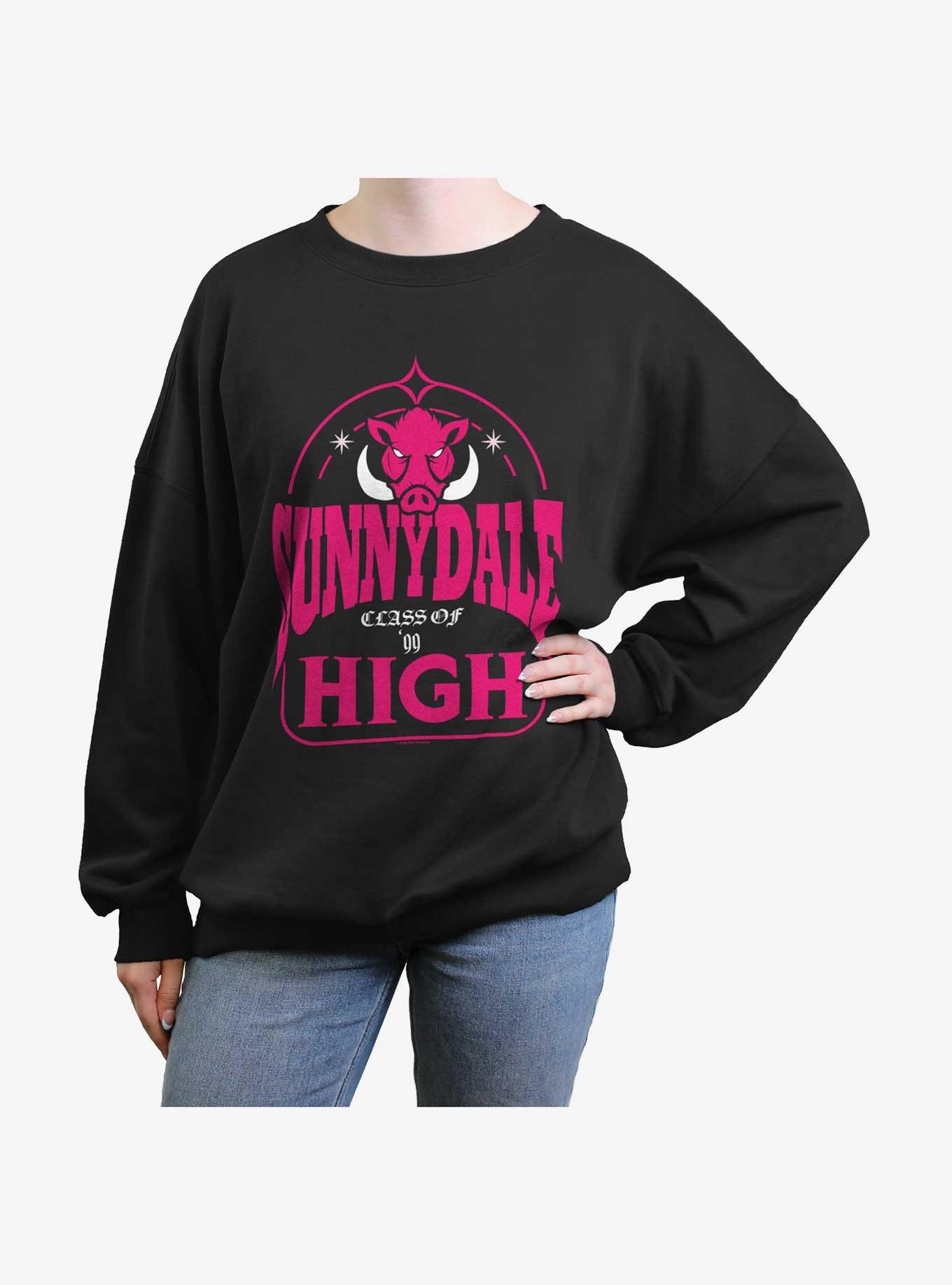 Buffy The Vampire Slayer Sunnydale High Girls Oversized Sweatshirt, , hi-res