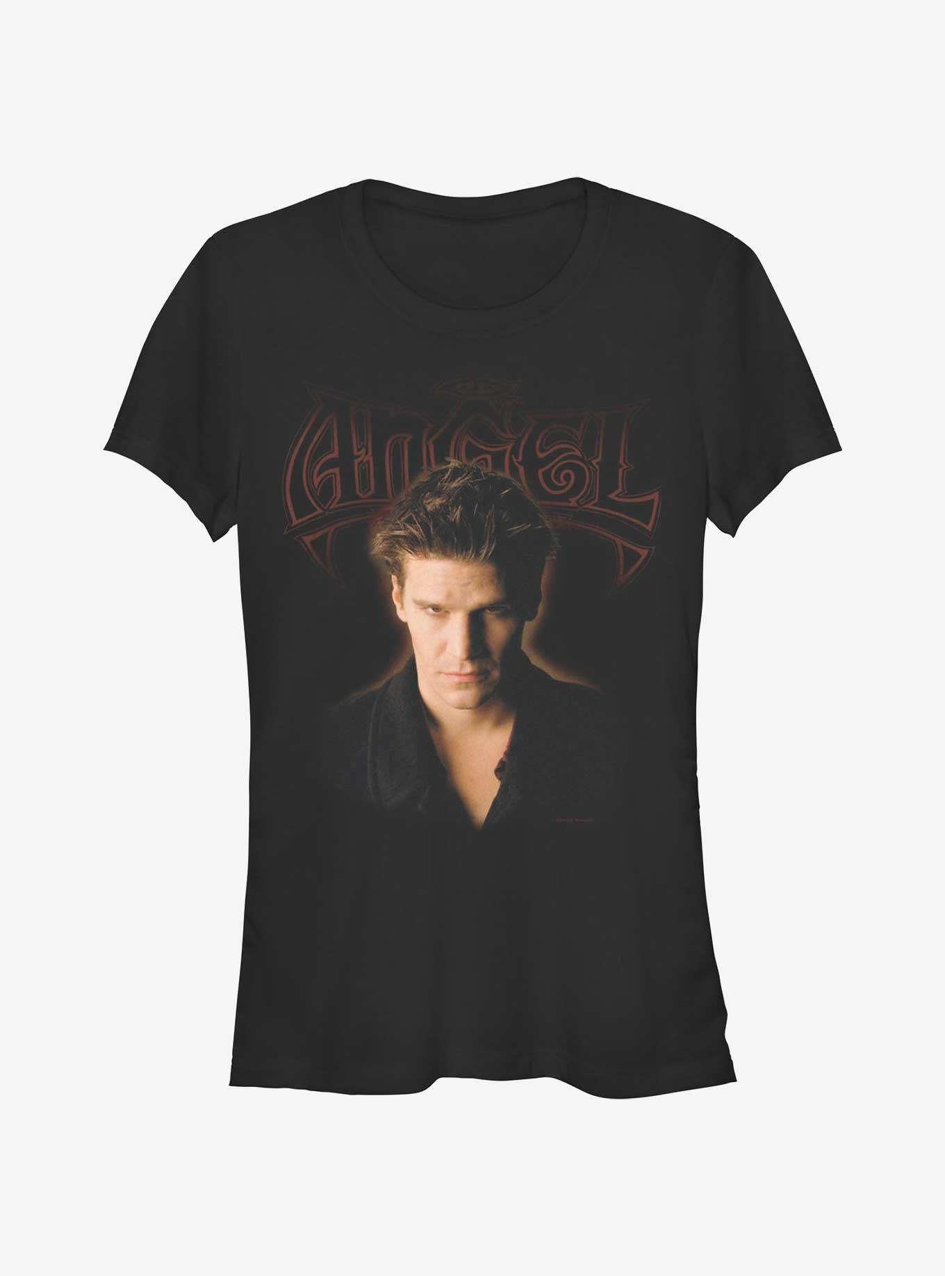 Buffy The Vampire Slayer Cursed Angel Girls T-Shirt, BLACK, hi-res