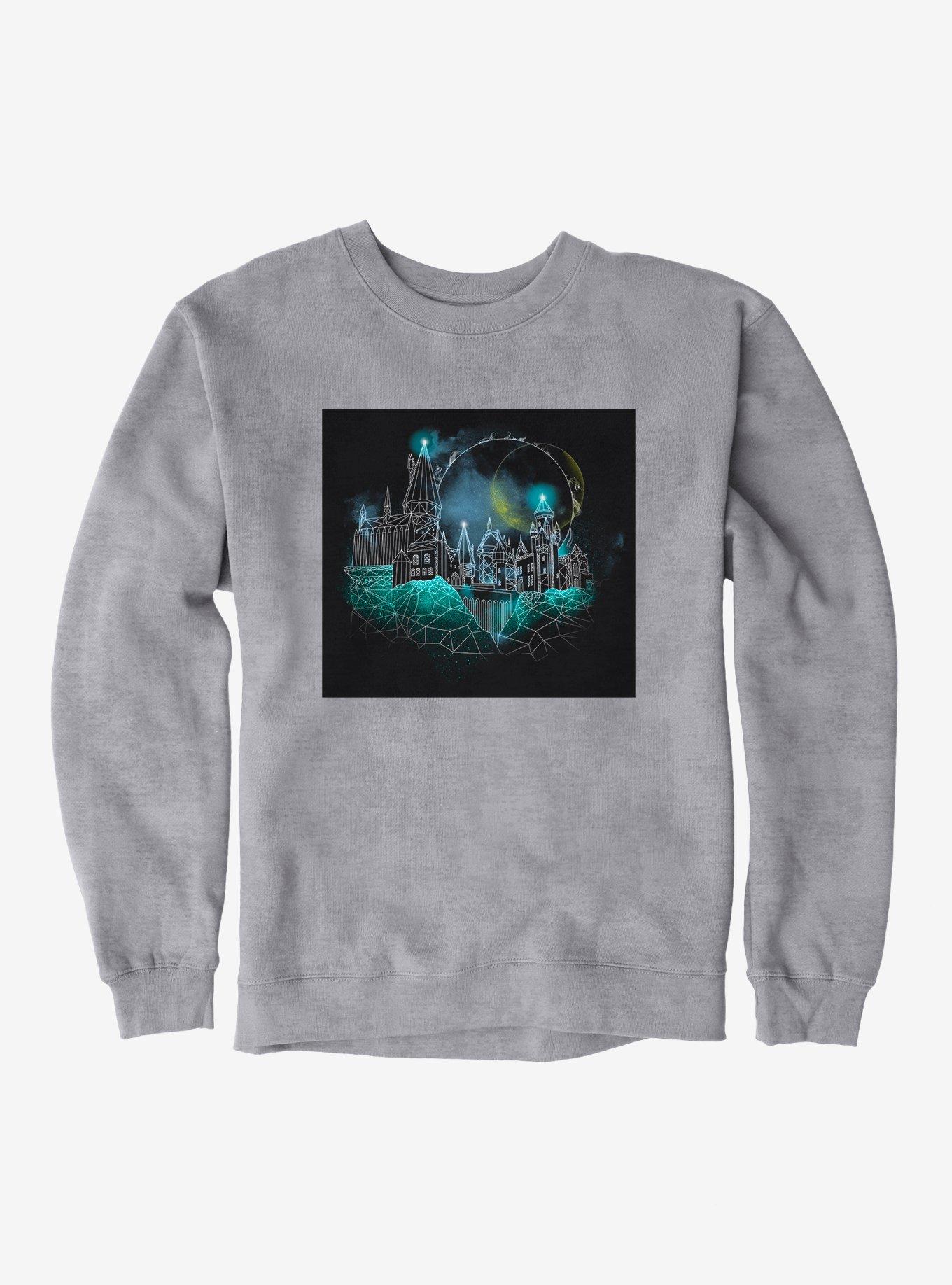 Harry Potter Hogwarts Castle Outline Sweatshirt, SPORT GRAY, hi-res