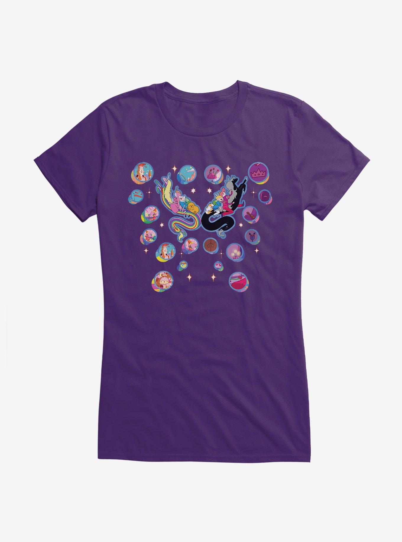Adventure Time Lord Monochromicorn Girls T-Shirt, PURPLE, hi-res