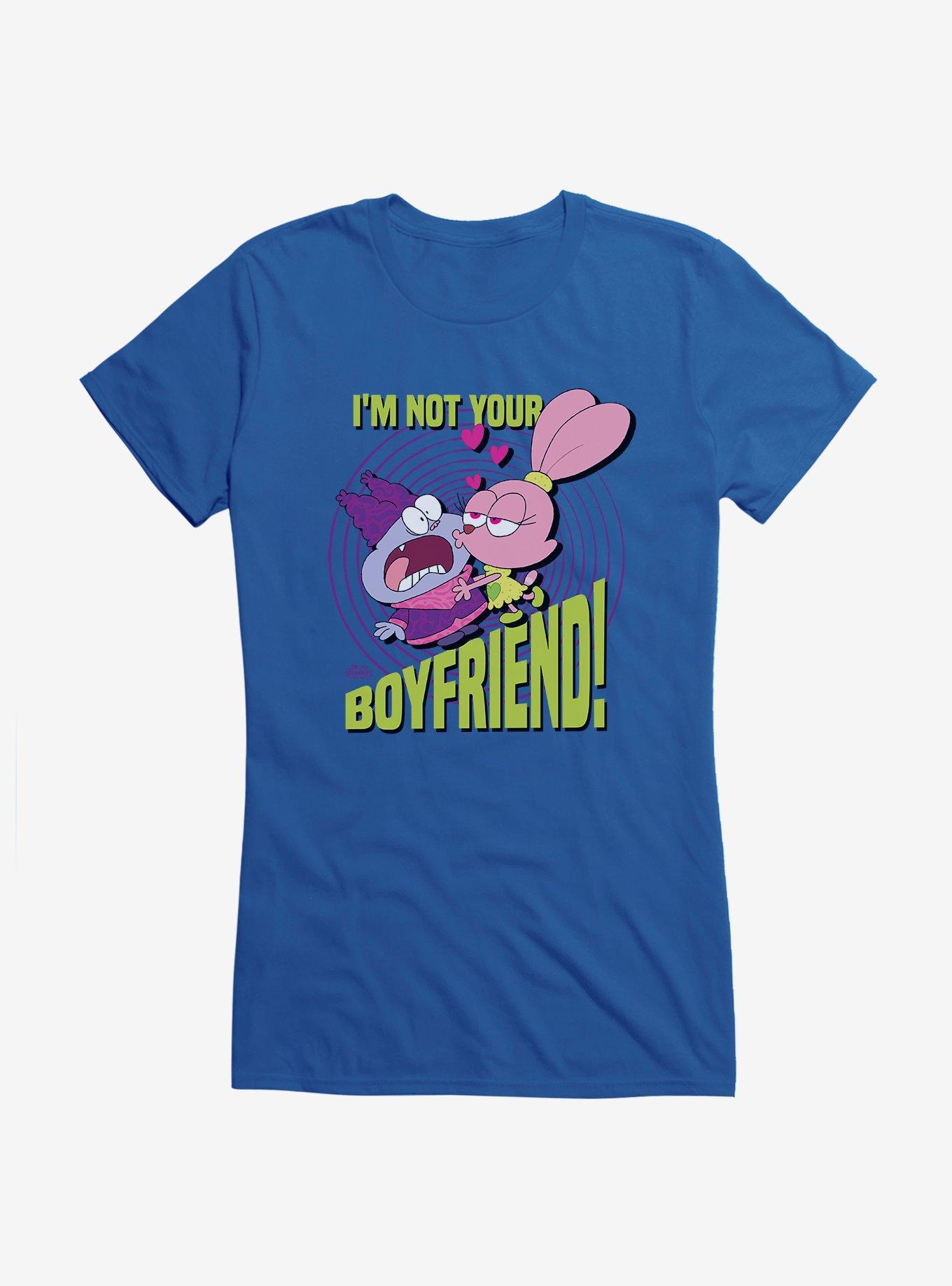 Chowder I'm Not Your Boyfriend Girls T-Shirt, ROYAL, hi-res