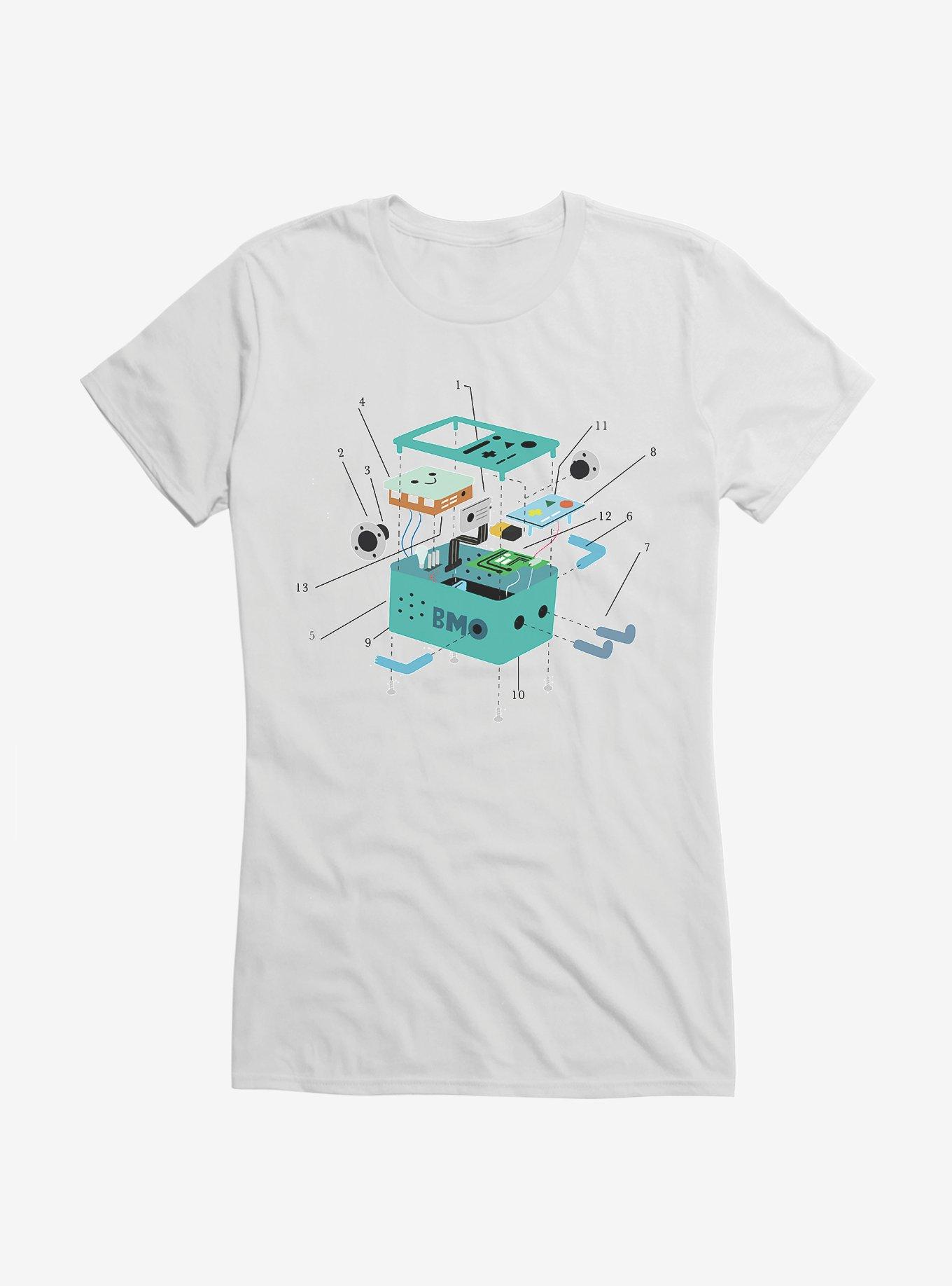 Adventure Time BMO Manual Girls T-Shirt