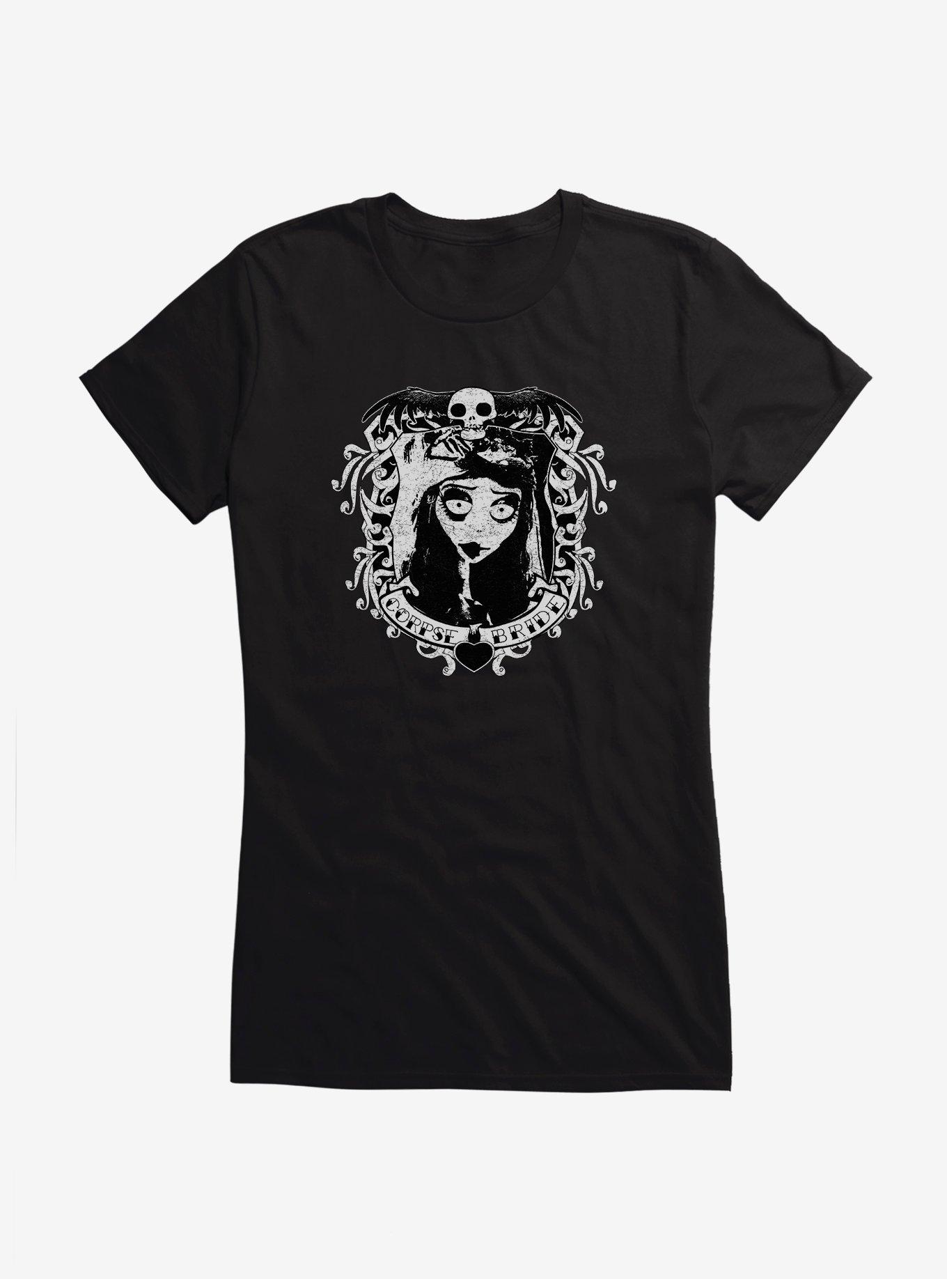 Corpse Bride Emily Portrait Girls T-Shirt