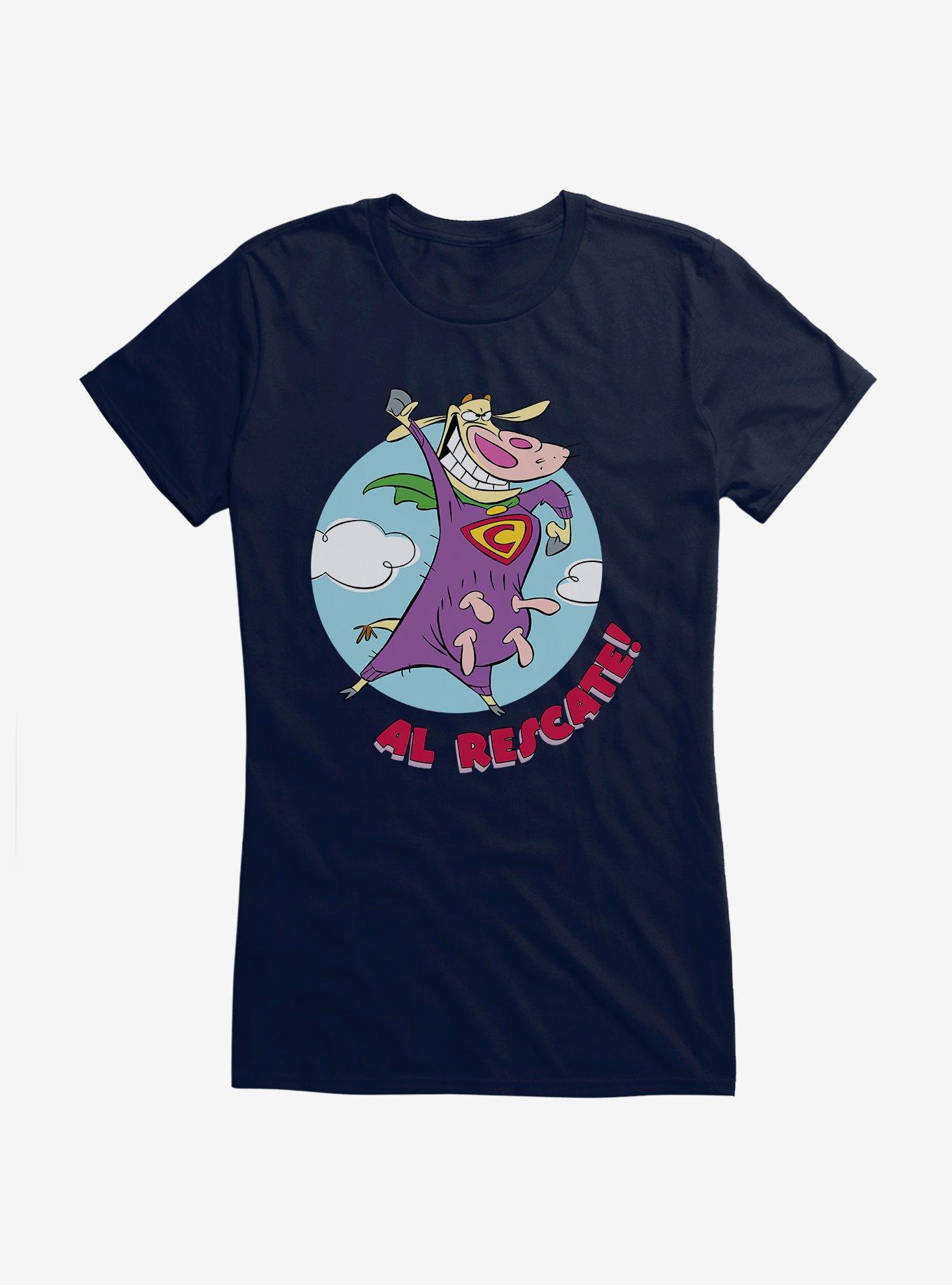 Cow And Chicken Al Rescate Girls T-Shirt, , hi-res