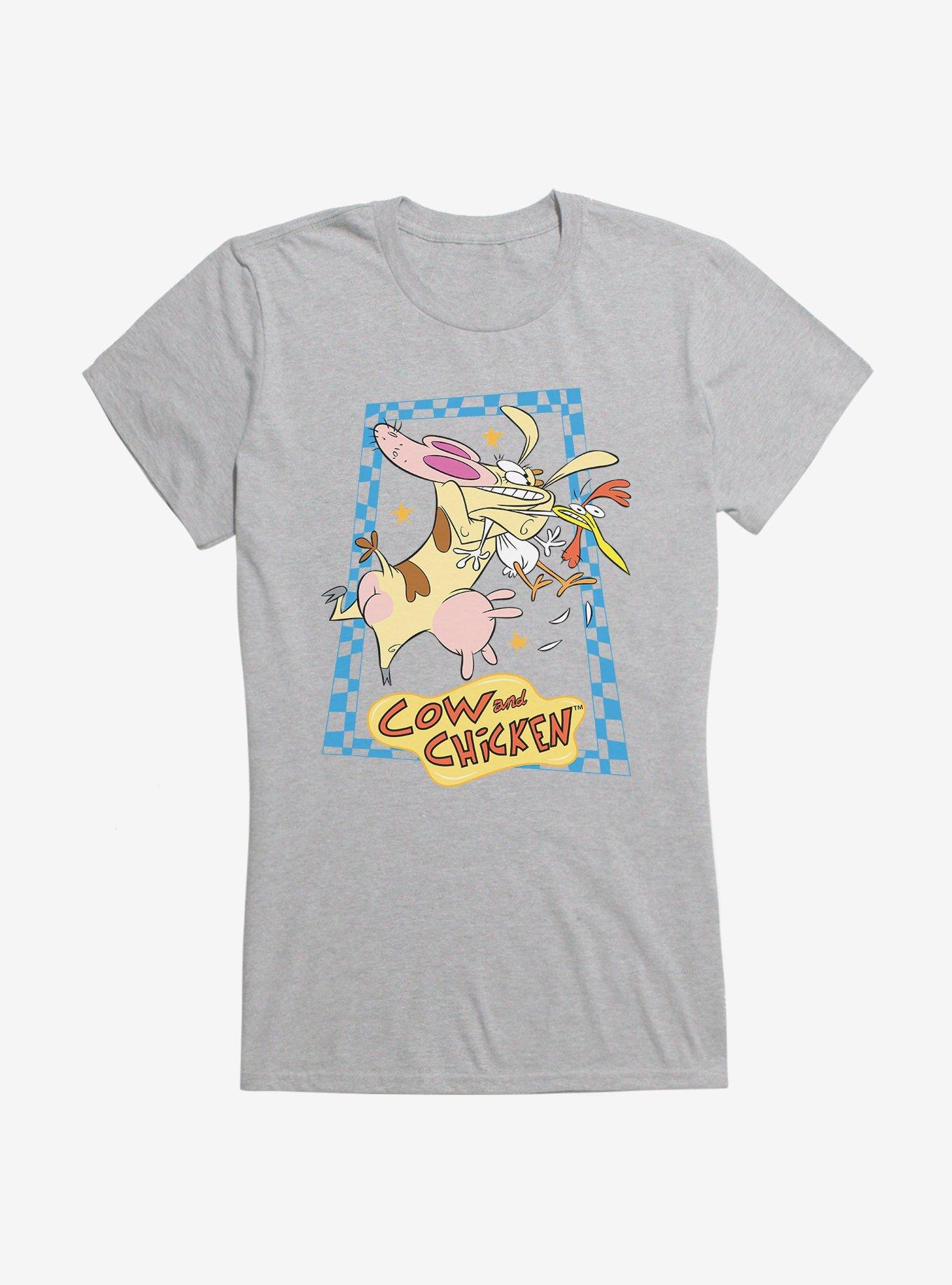 Cow And Chicken Squeeze Girls T-Shirt, , hi-res