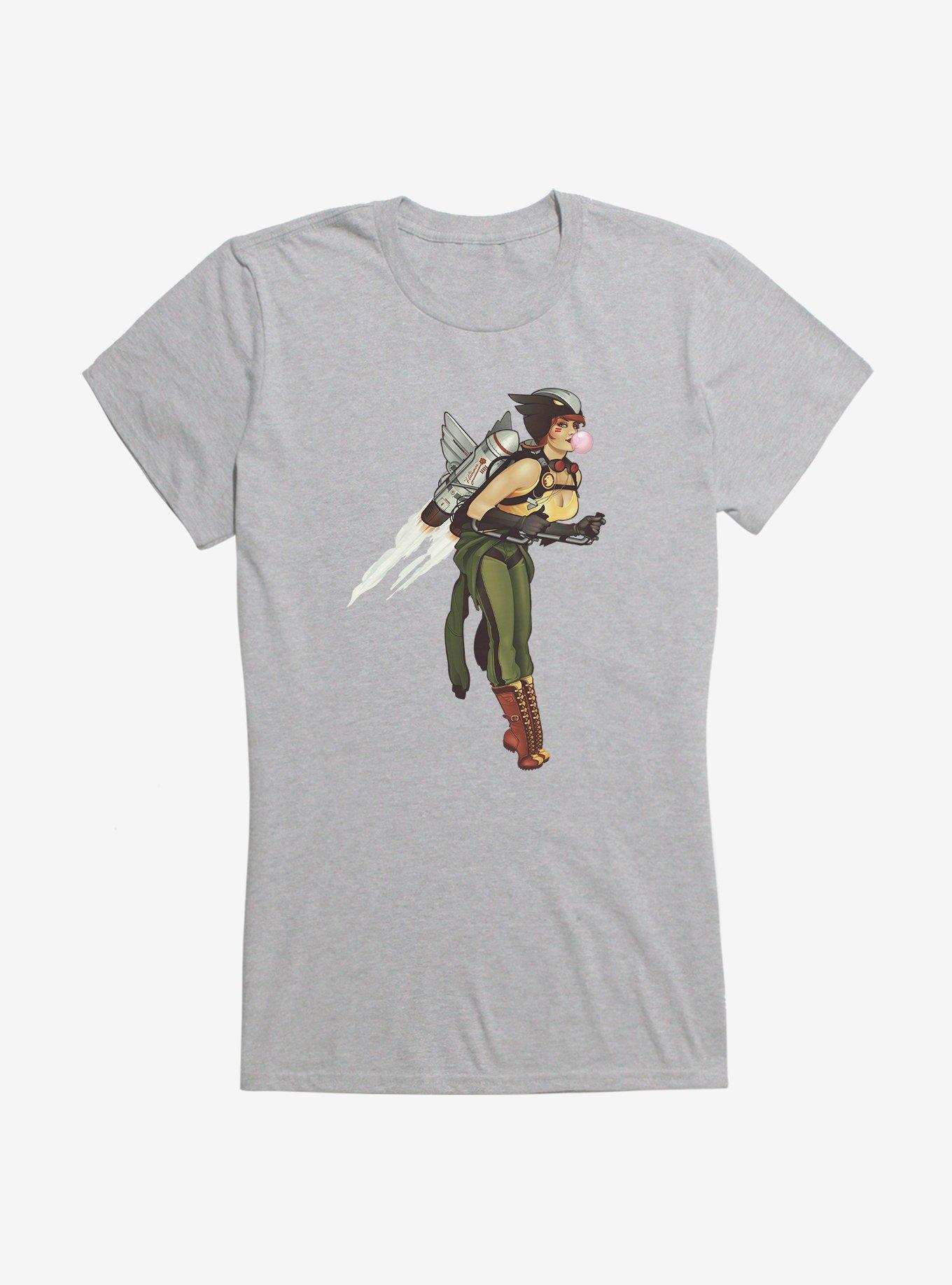 DC Comics Bombshells Meet Hawkgirl Girls T-Shirt, , hi-res