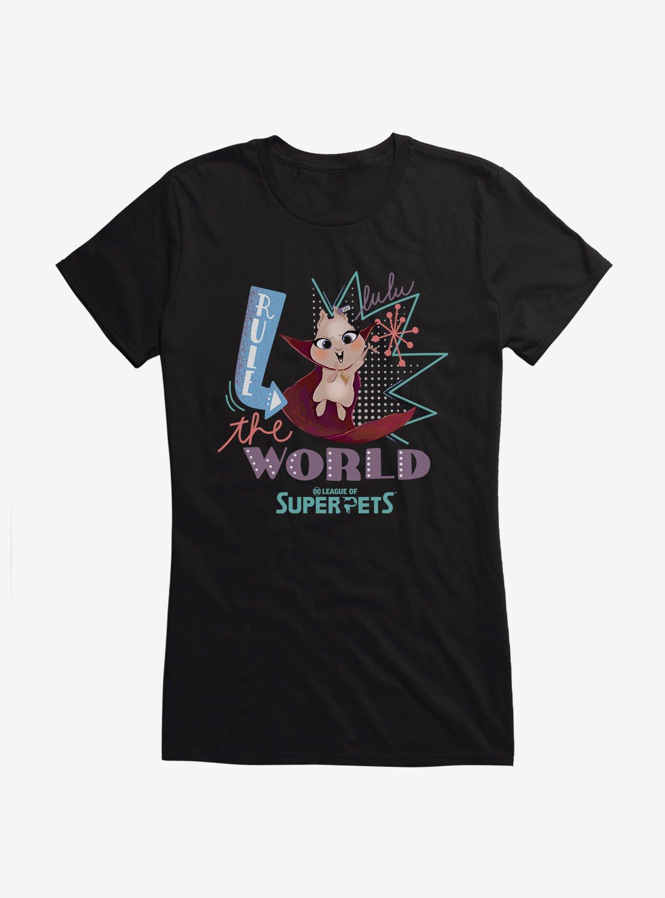 DC Comics League Of Super-Pets Rule The World Girls T-Shirt, , hi-res