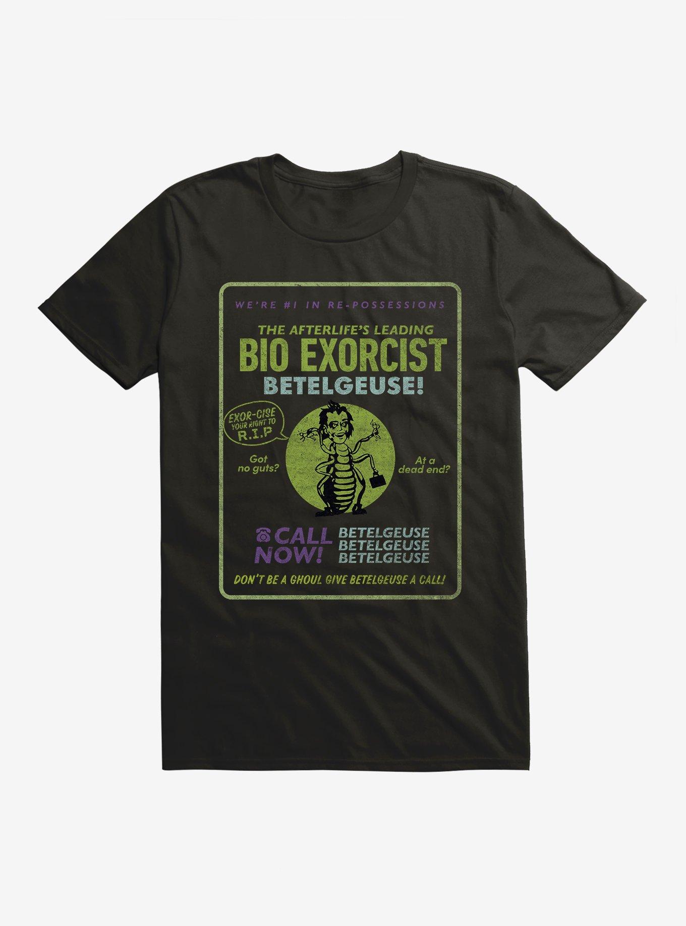 Beetlejuice 2 Betelguese Bio-Exorcist Calling Card T-Shirt