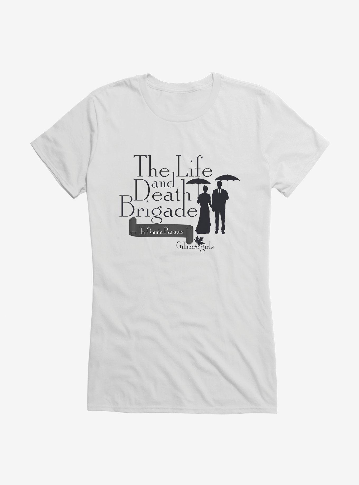 Gilmore Girls Life And Death Brigade Girls T-Shirt, WHITE, hi-res