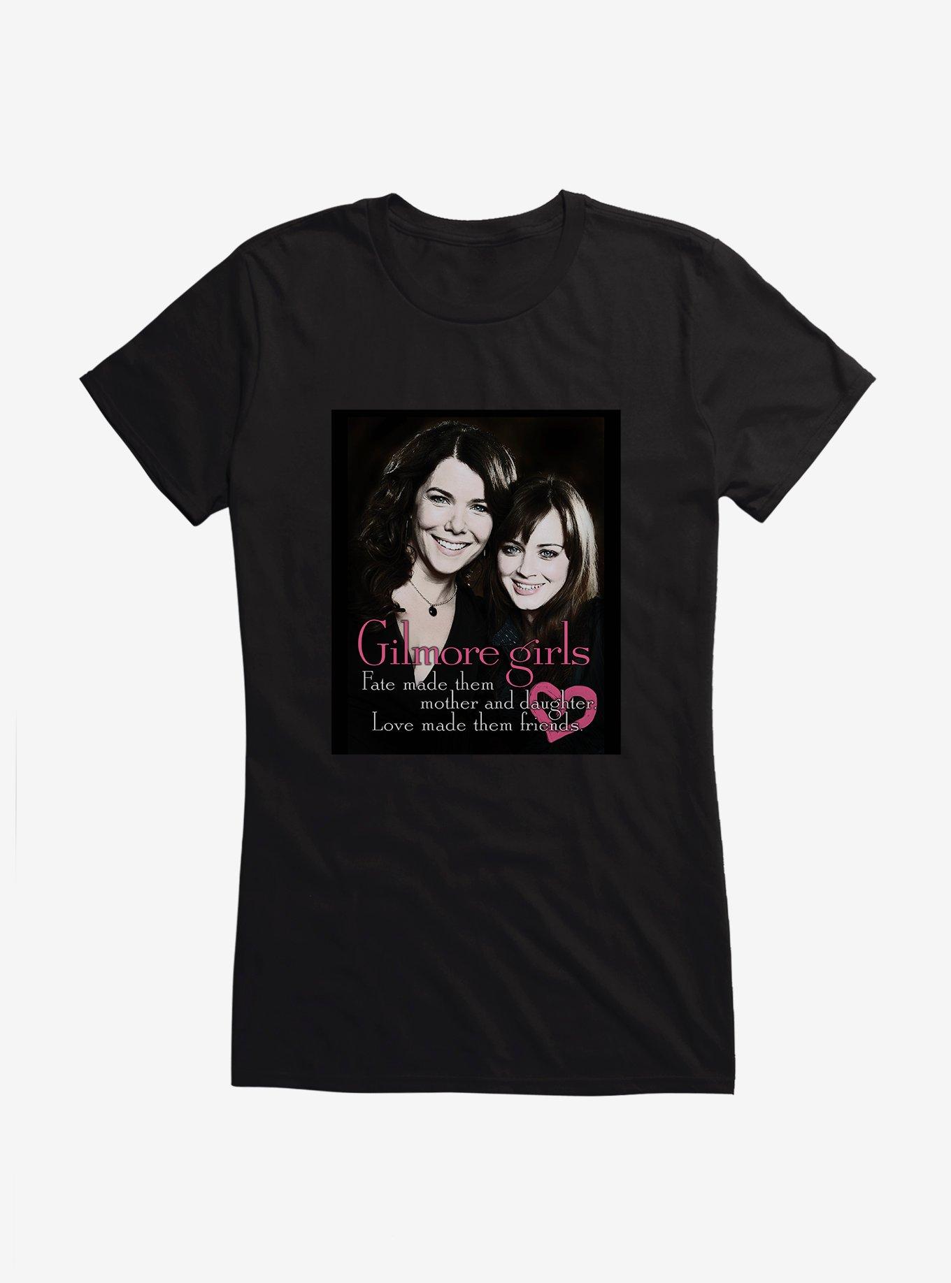 Gilmore Girls Lorelai And Rory Girls T-Shirt, BLACK, hi-res