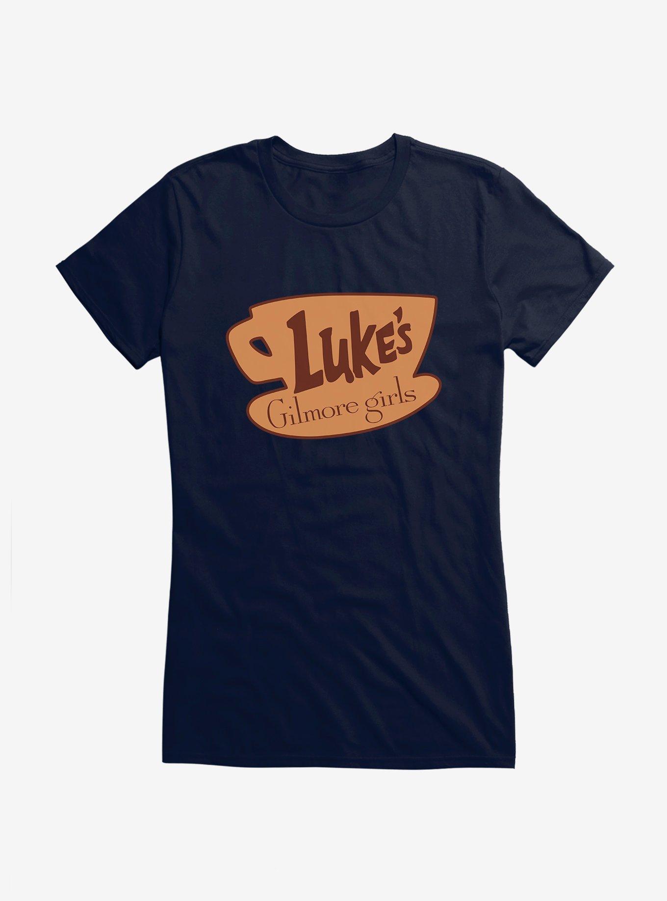 Gilmore Girls Luke's Diner Girls T-Shirt, NAVY, hi-res