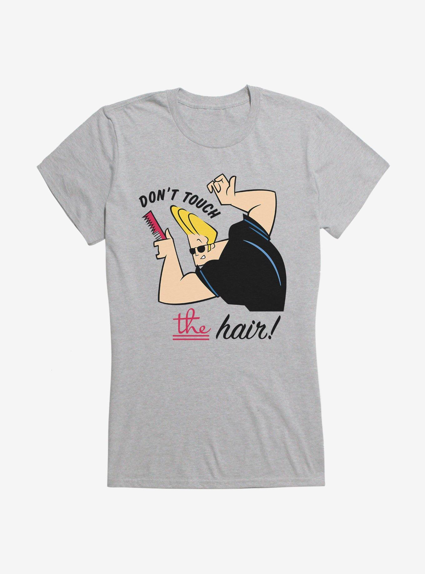 Johnny Bravo Don't Touch The Hair Flex Girls T-Shirt