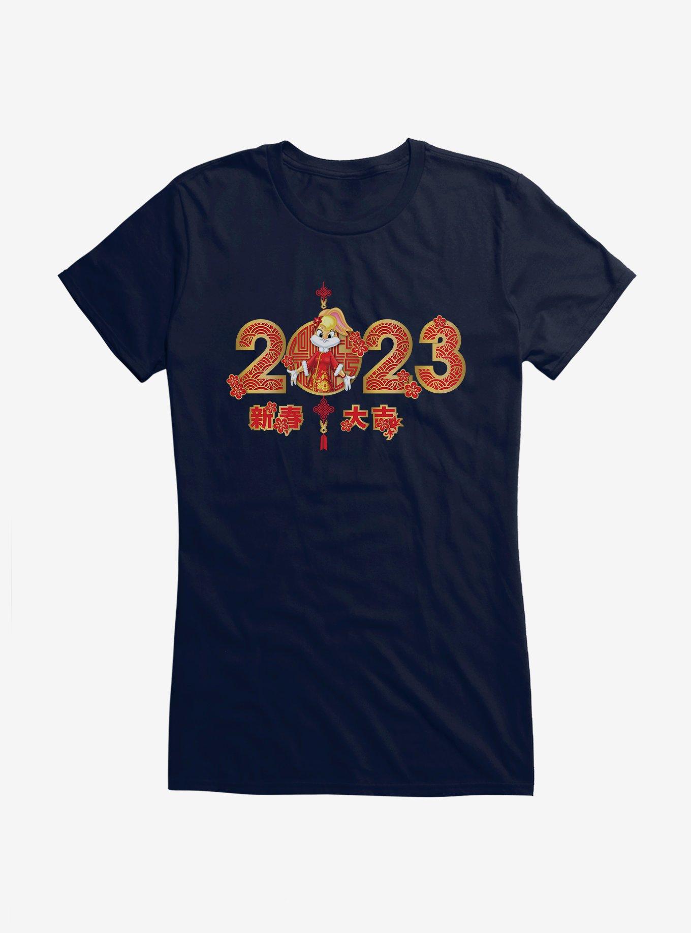 Looney Tunes 2023 Year Of The Rabbit Lola Girls T-Shirt, NAVY, hi-res