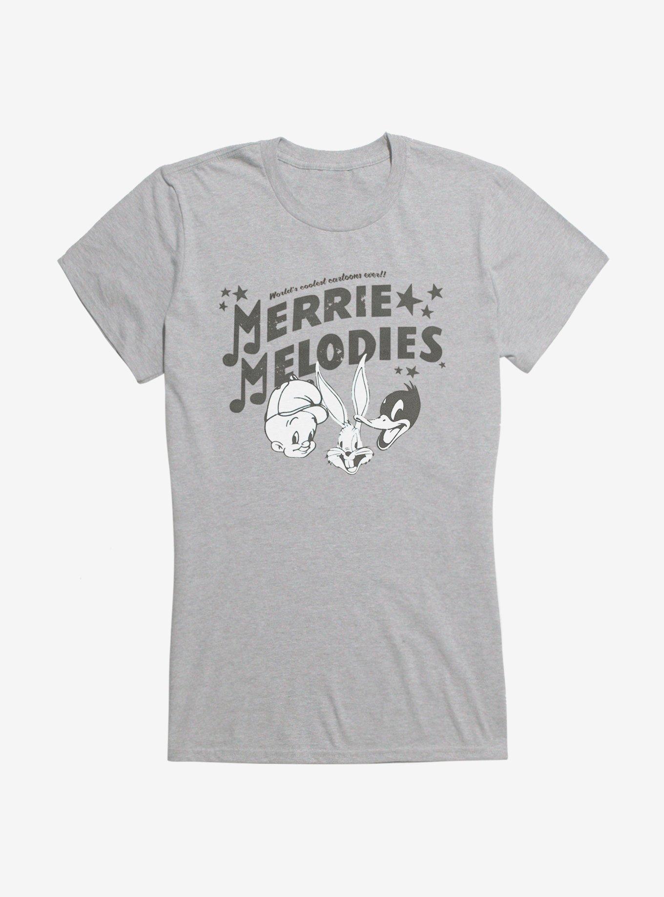 Looney Tunes Merrie Melodies Bugs Bunny Daffy Elmer Girls T-Shirt, , hi-res