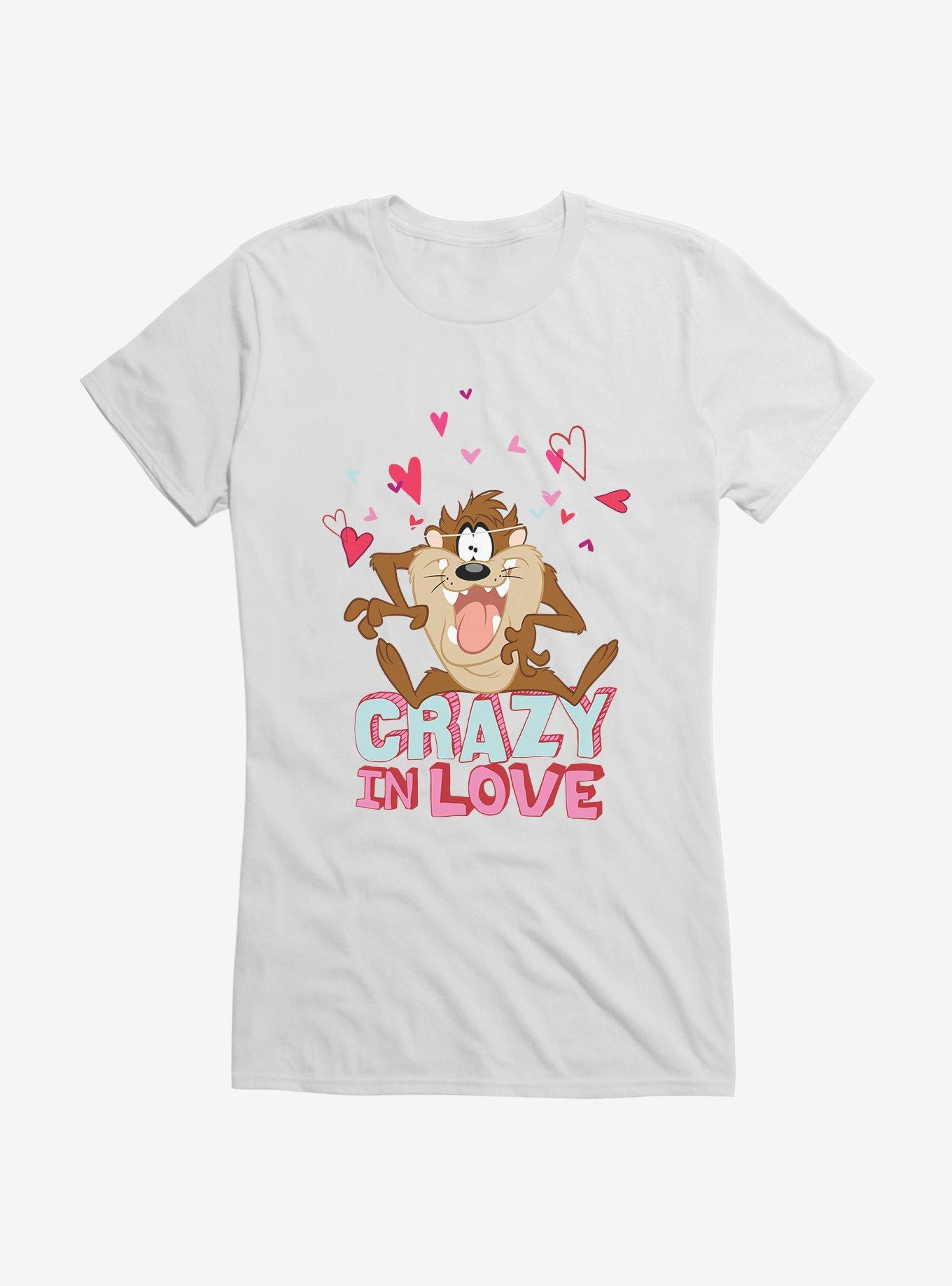 Looney Tunes Taz Crazy Love Girls T-Shirt