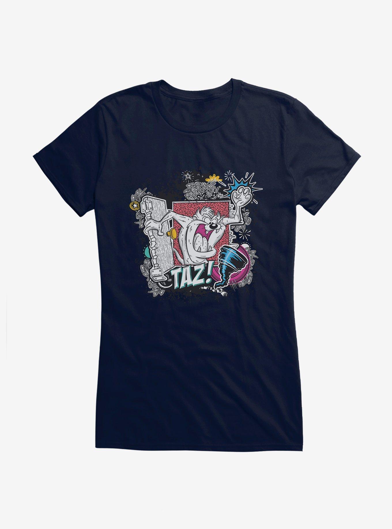 Looney Tunes Taz Tornado Doodle Girls T-Shirt, , hi-res