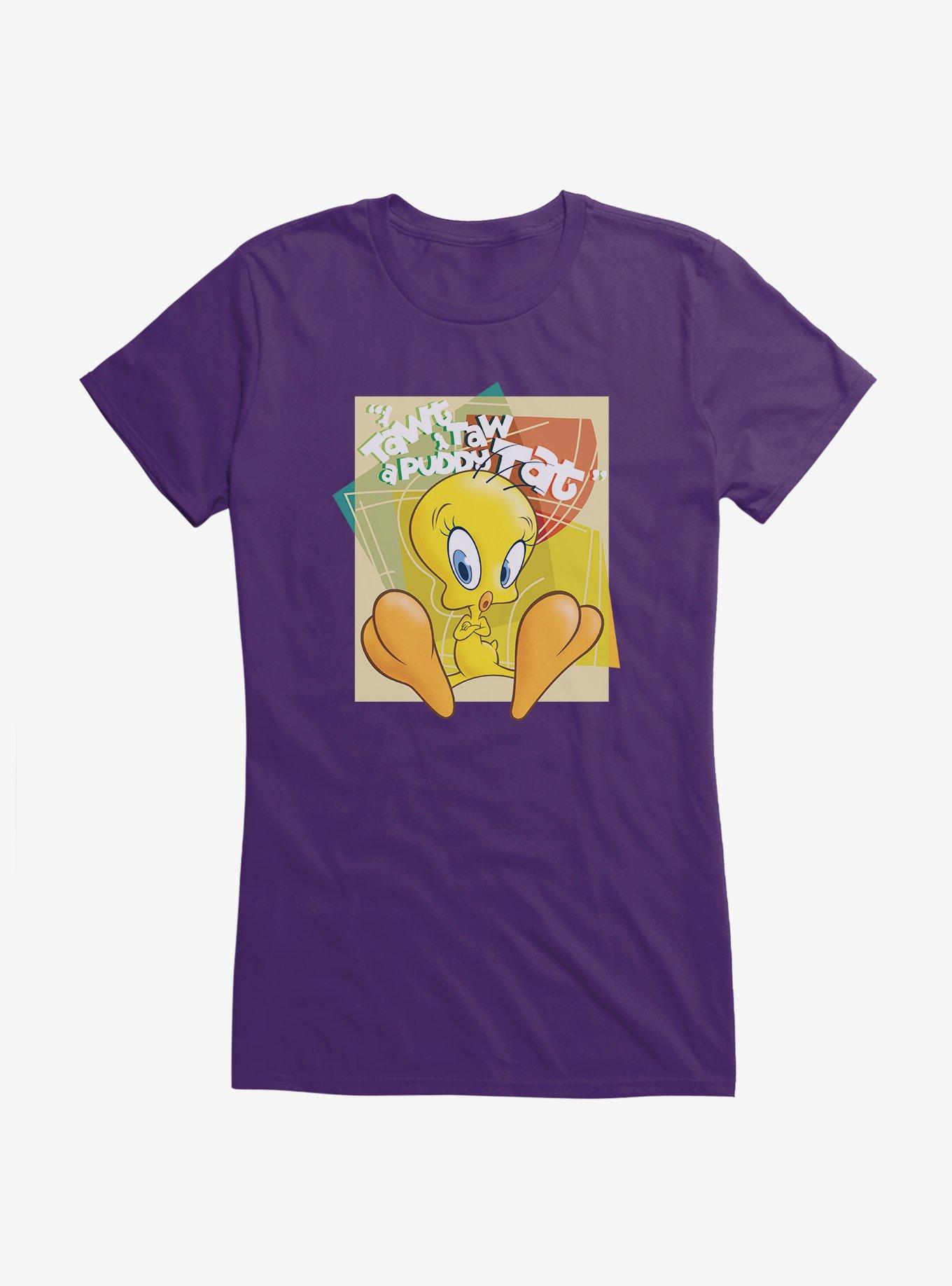 Looney Tunes Tweety Bird Taw A Puddy Tat Girls T-Shirt, , hi-res