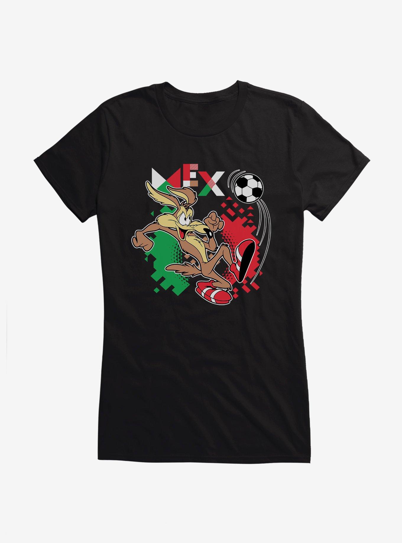 Looney Tunes Wile E. Coyote Football Mexico Girls T-Shirt, , hi-res
