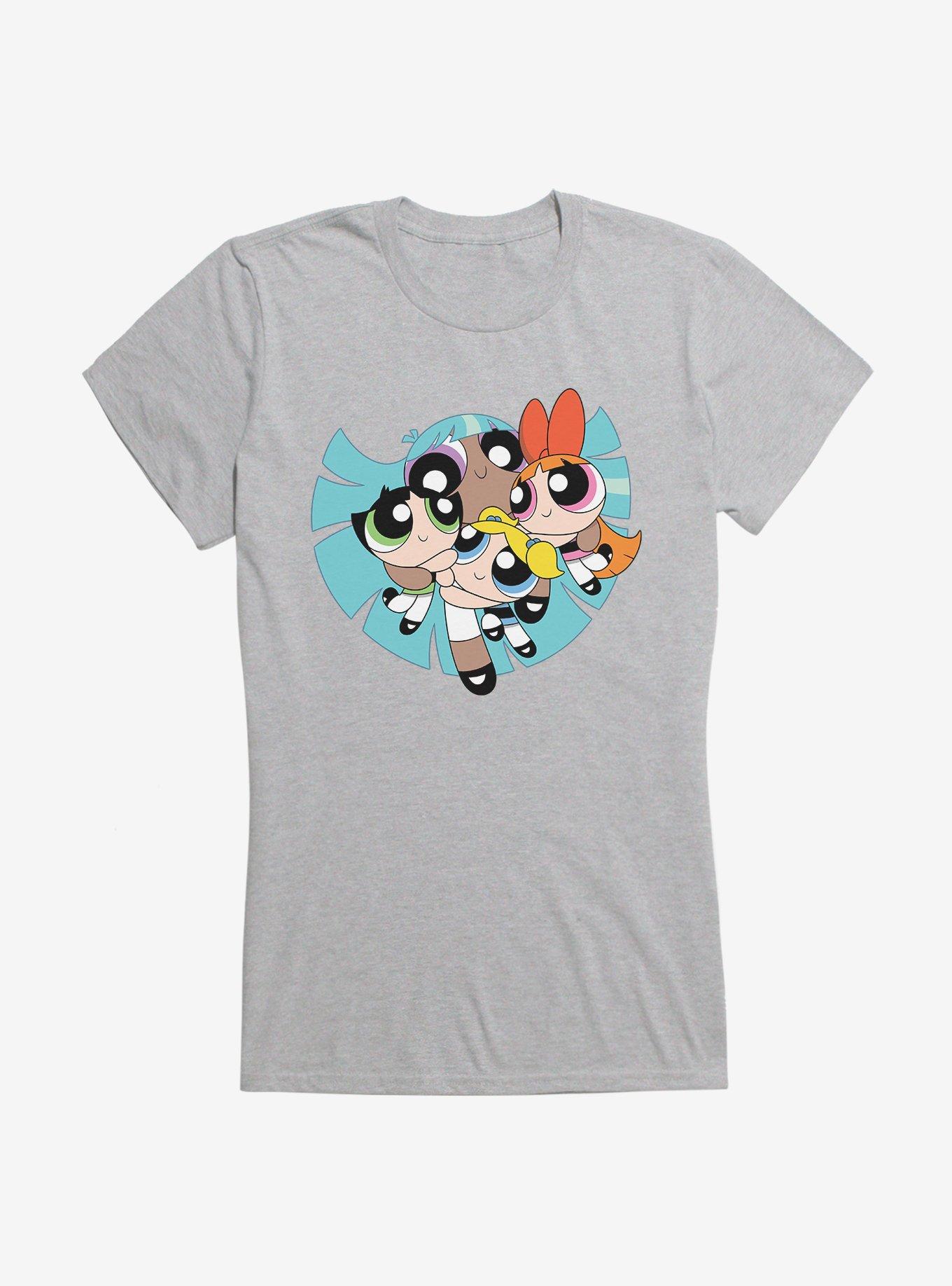 Powerpuff Girls Group Hug Open Eyes Girls T-Shirt