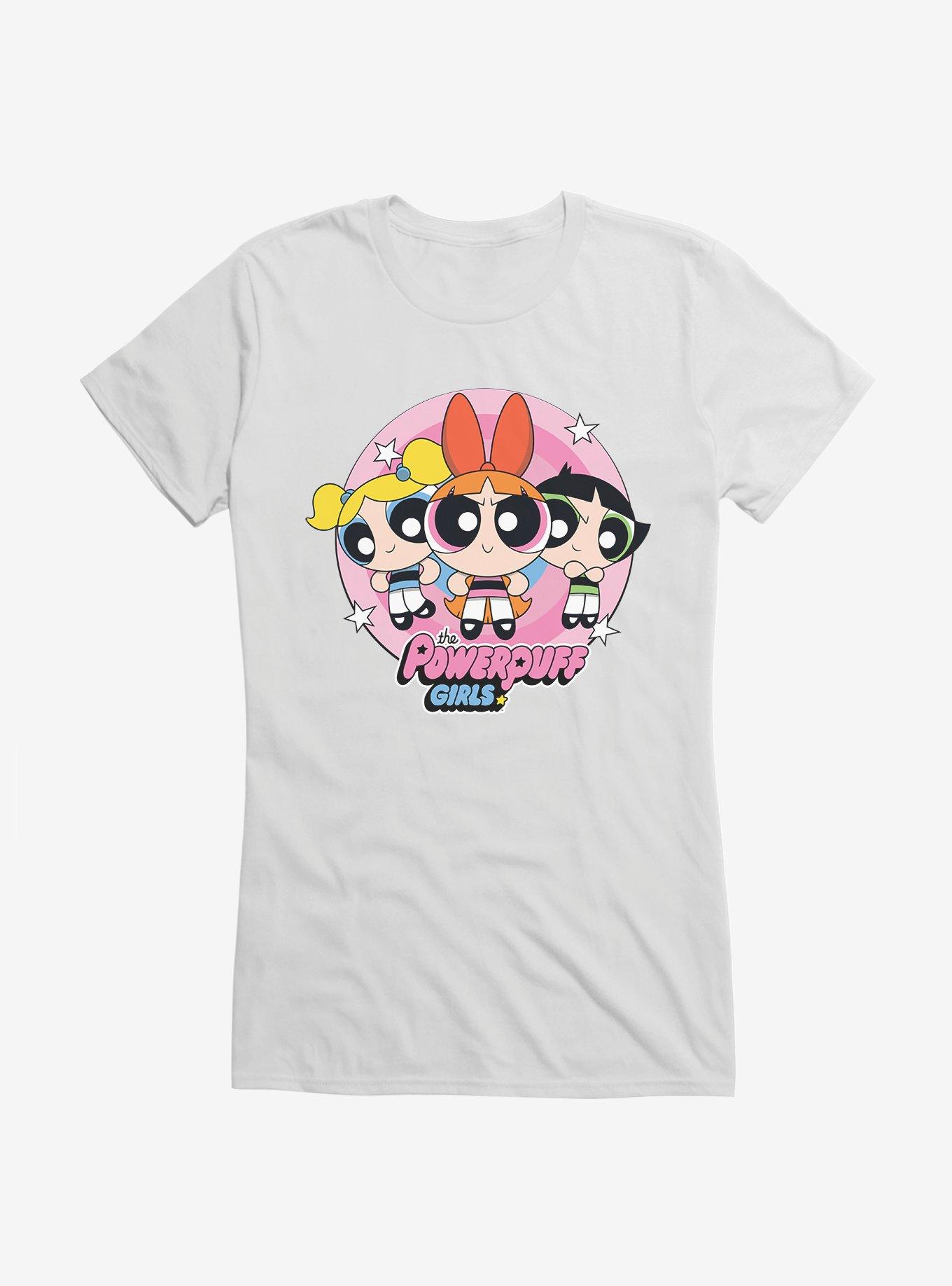 Powerpuff Girls Heroine Stance Girls T-Shirt, , hi-res