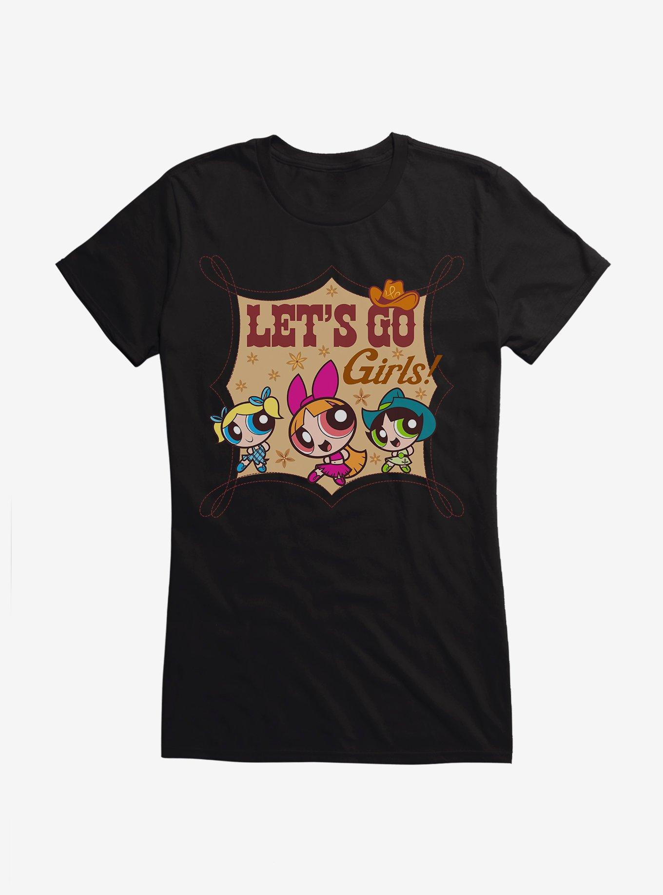 Powerpuff Girls Lets Go Girls Girls T-Shirt, , hi-res