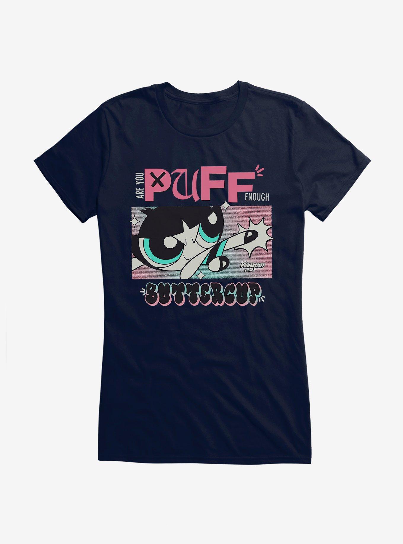 Powerpuff Girls Puff Enough Buttercup Girls T-Shirt
