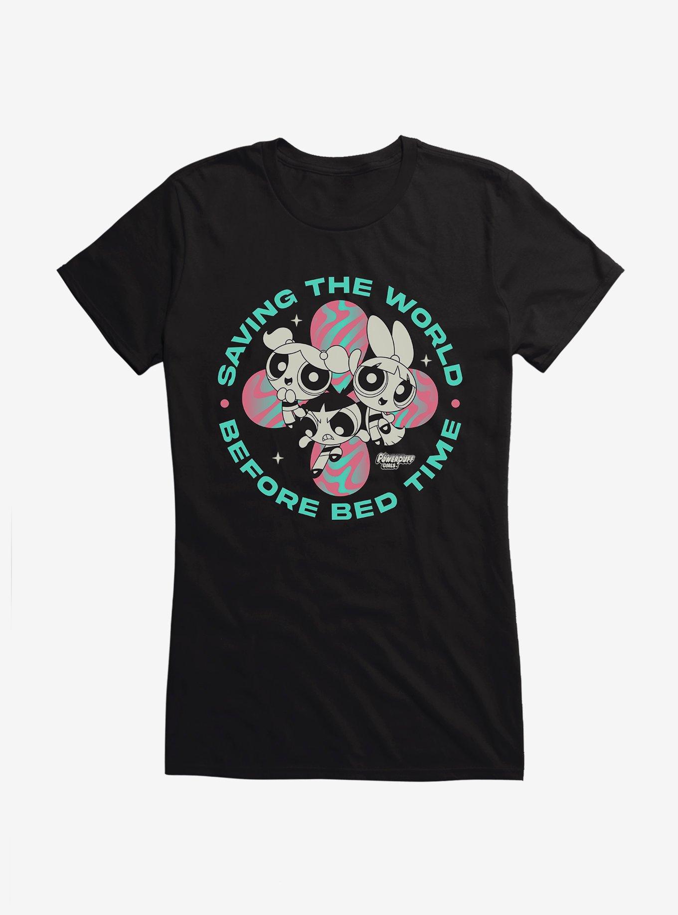 Powerpuff Girls Saving The World Girls T-Shirt, , hi-res